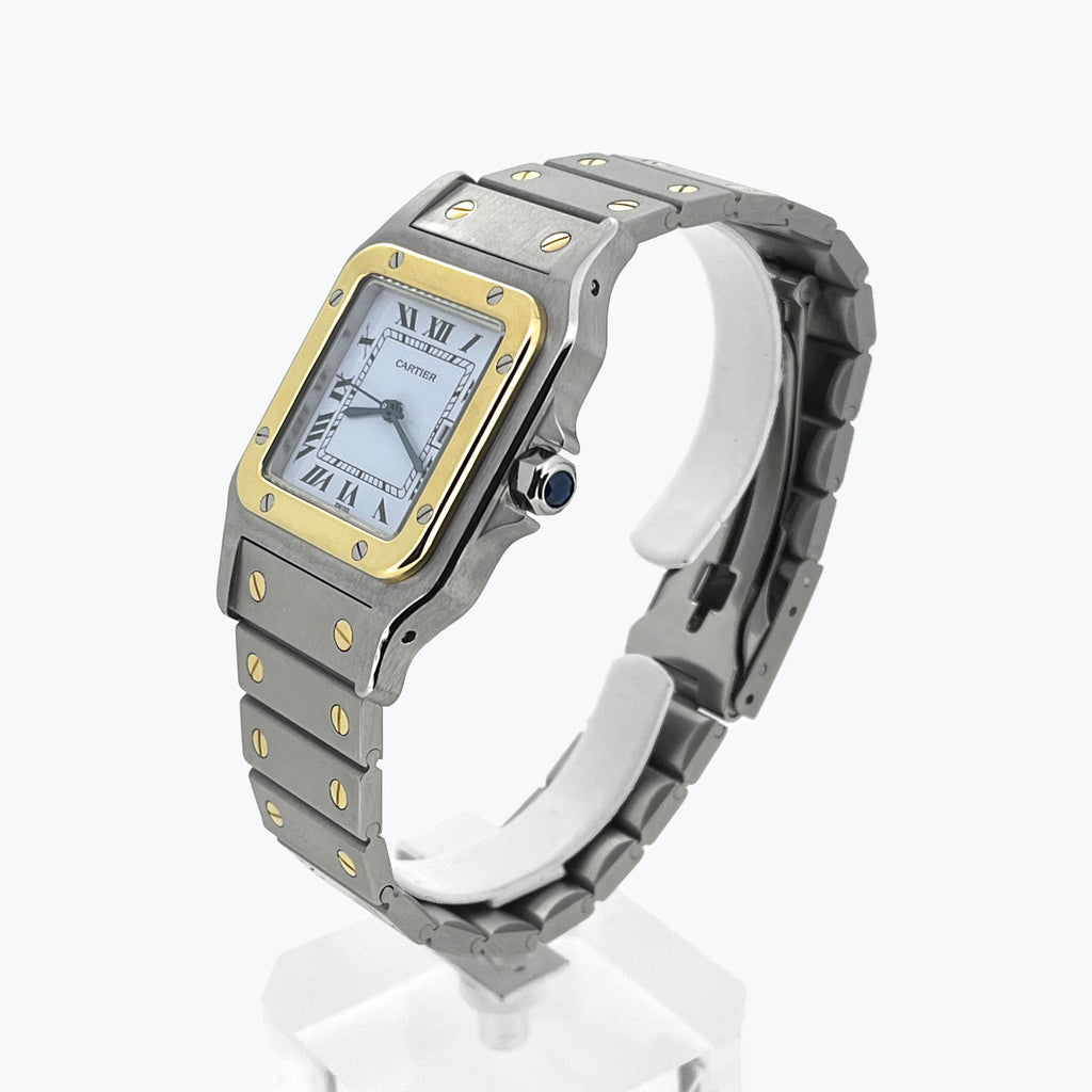 Cartier Santos Carrée, Ref. 2961, Steel and Yellow Gold