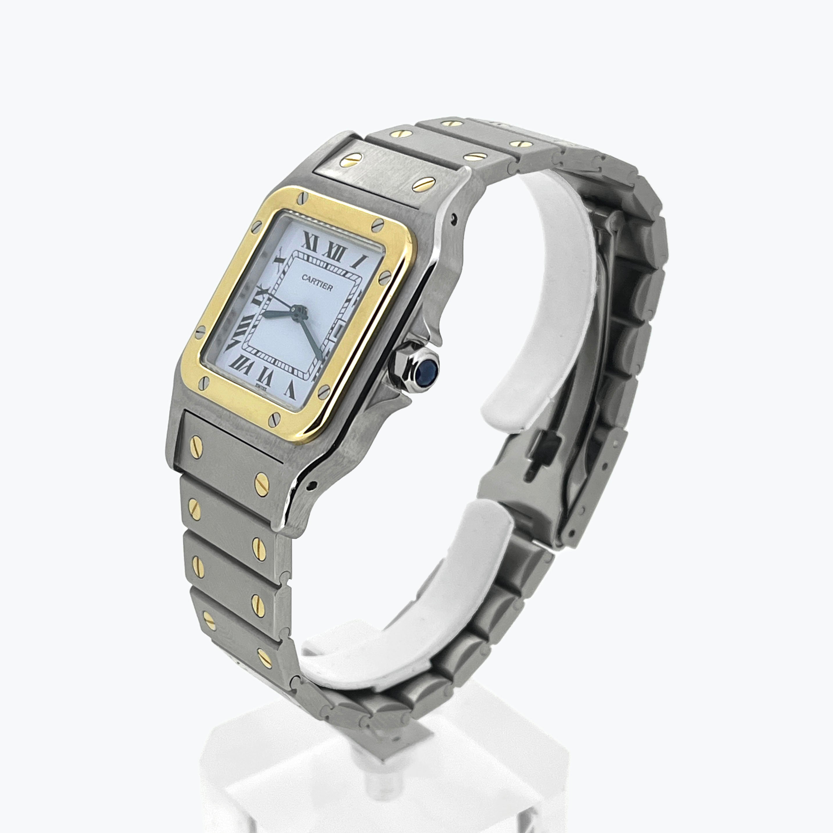 Cartier Santos Carrée, Ref. 2961, Steel and Yellow Gold
