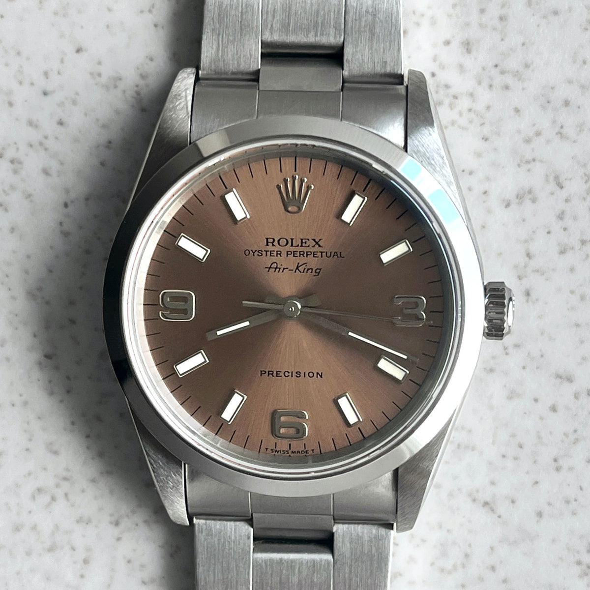 Rolex Air King Copper/Salmon Dial, Ref. 14000, Steel