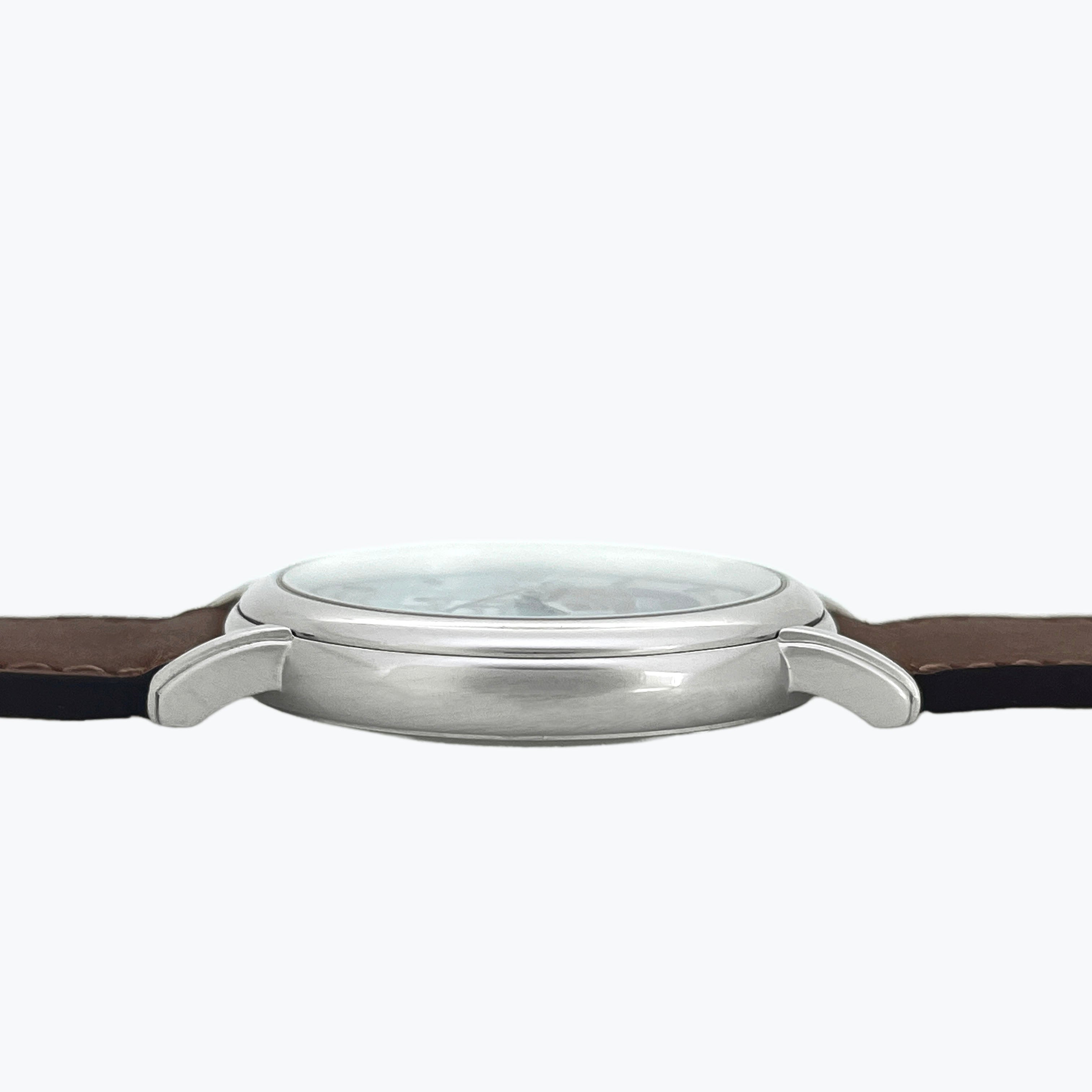 Ulysse Nardin Rare and Limited wristwatch, "Mayflower" Cloisonné Enamel Dial, Ref. 139-70-9, Platinum