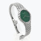 Audemars Piguet Integrated Bracelet Wristwatch with Rare Jade Dial, White Gold