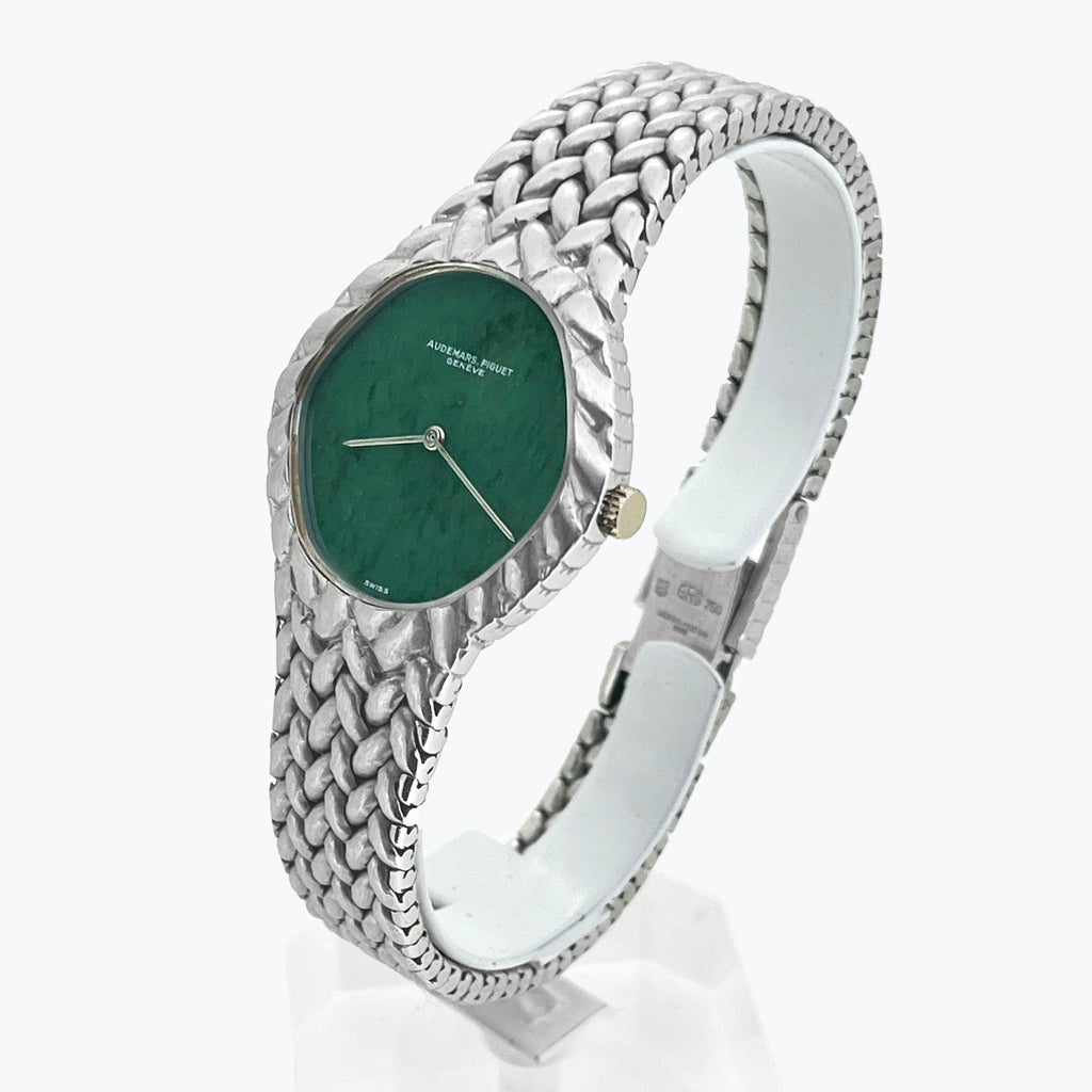 Audemars Piguet Ladies Cobra with Rare Jade Dial, White Gold