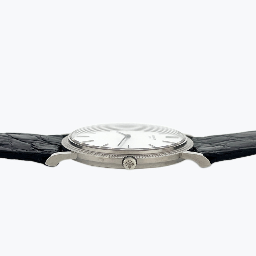 Patek Philippe Calatrava "Clous de Paris" Hobnail Bezel, Ref. 3520, White Gold