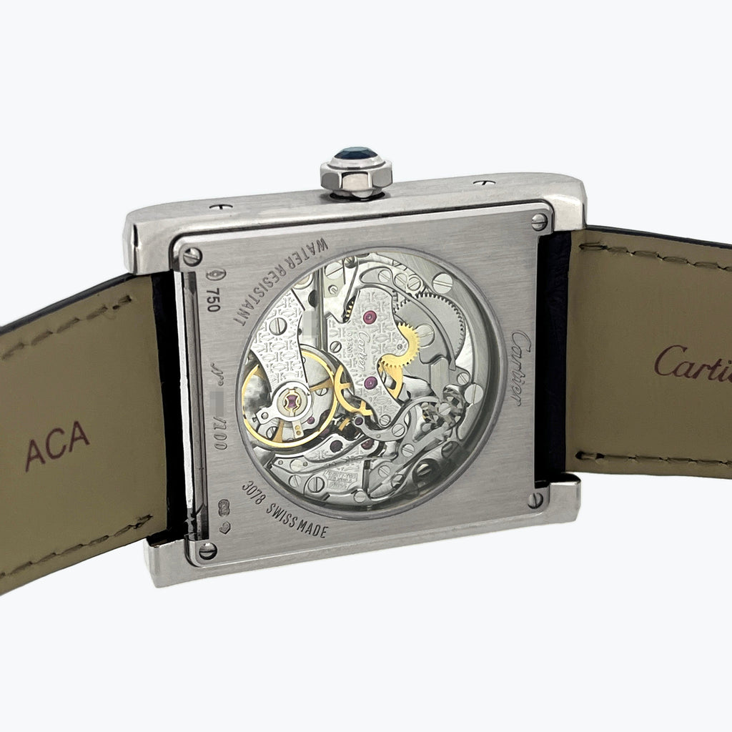 Cartier CPCP Tank Monopoussoir Chronograph, Ref. 3078, White Gold