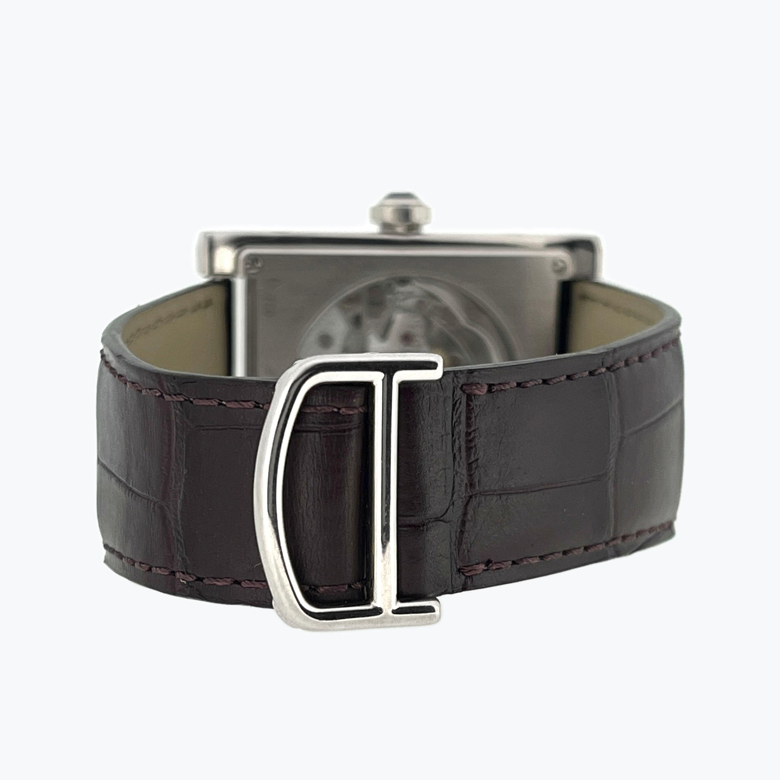 Cartier CPCP Tank Monopoussoir Chronograph, Ref. 3078, White Gold