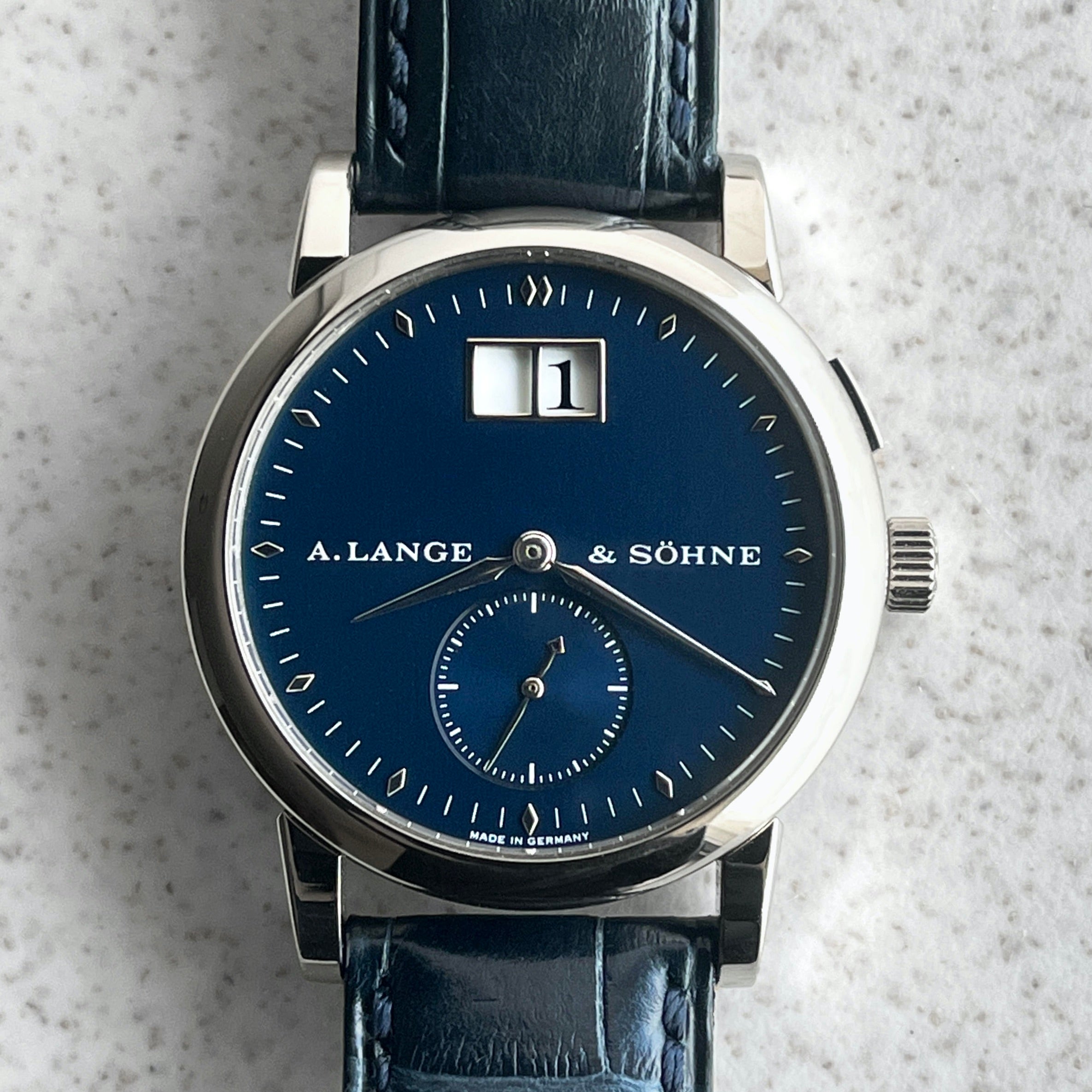 A. Lange & Sohne Saxonia, White Gold