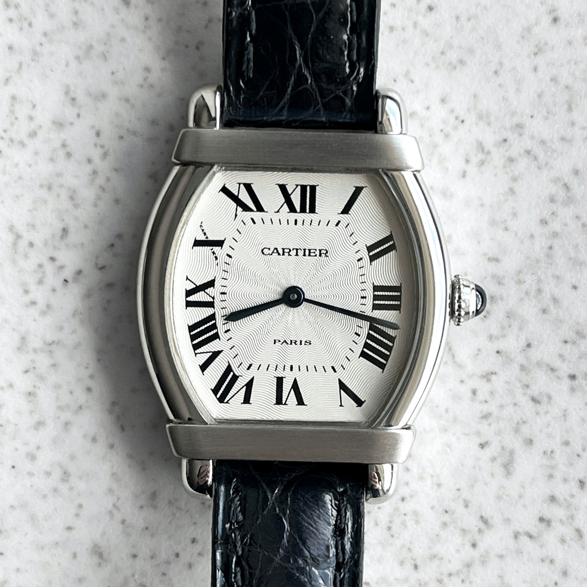 Cartier Rare Ladies Tortue Chinoise, Platinum