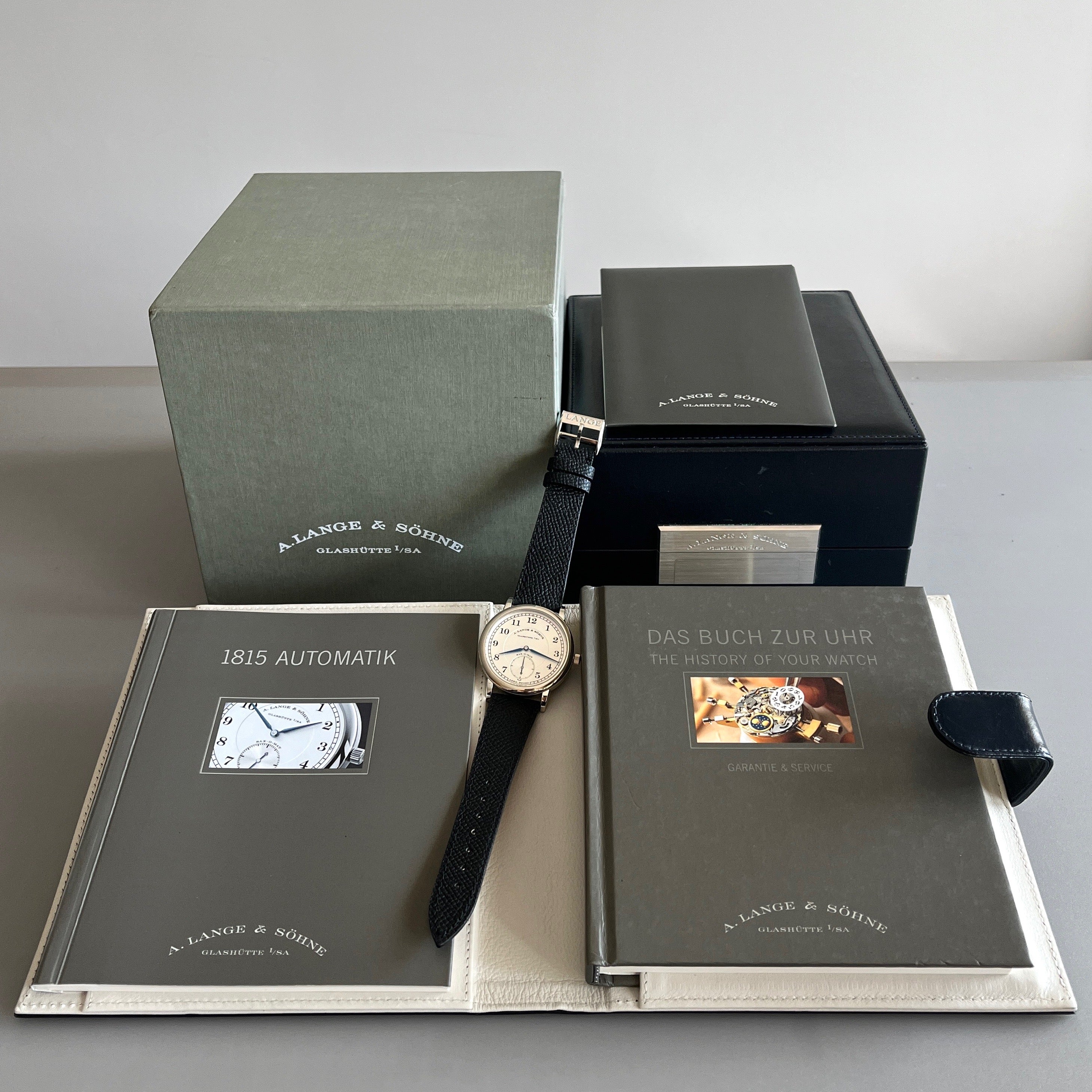 A. Lange & Sohne Sax-O-Mat, Ref. 303.025, Platinum