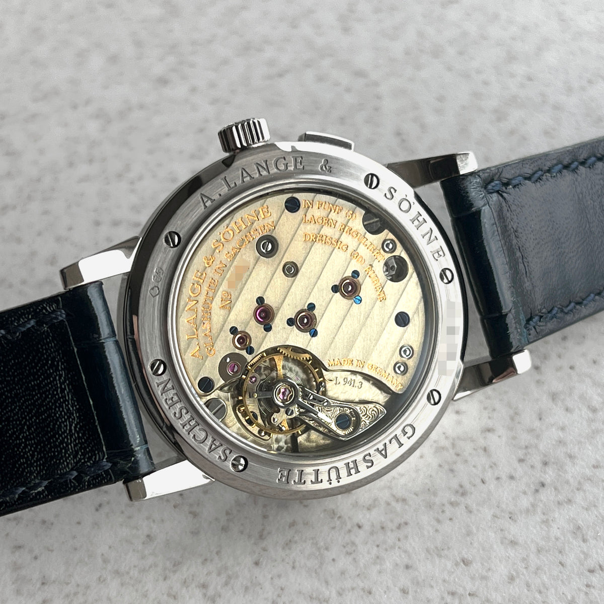 A. Lange & Sohne Saxonia, White Gold