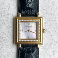 Patek Philippe Ladies Gondolo, Ref. 4866, MOP dial, Diamond bezel, Yellow Gold