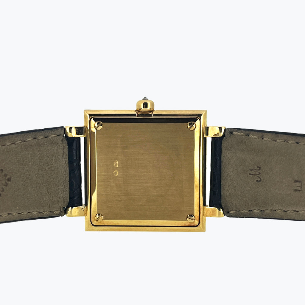 Patek Philippe Ladies Gondolo, Ref. 4866, MOP dial, Diamond bezel, Yellow Gold