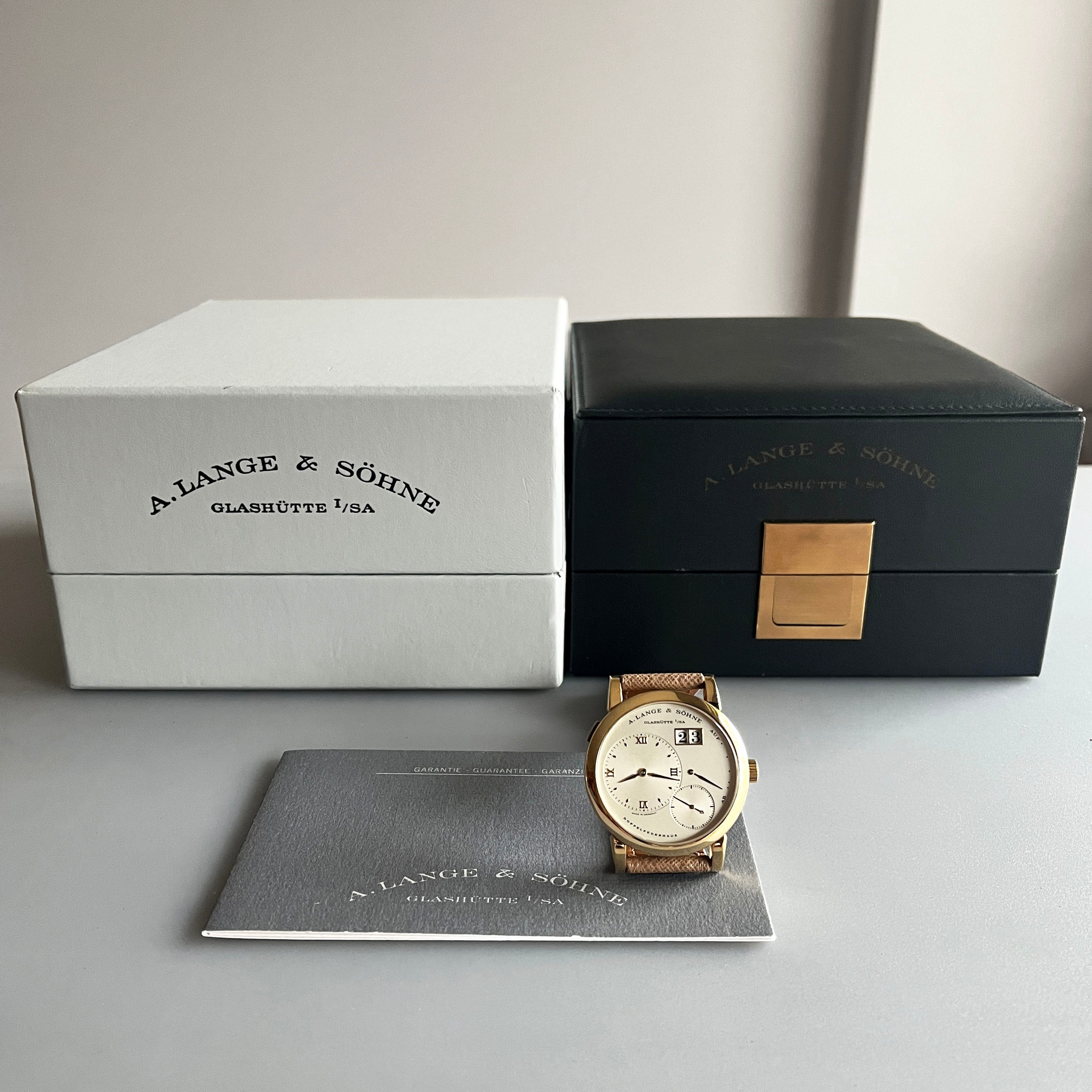 A. Lange & Sohne Lange 1, Yellow Gold