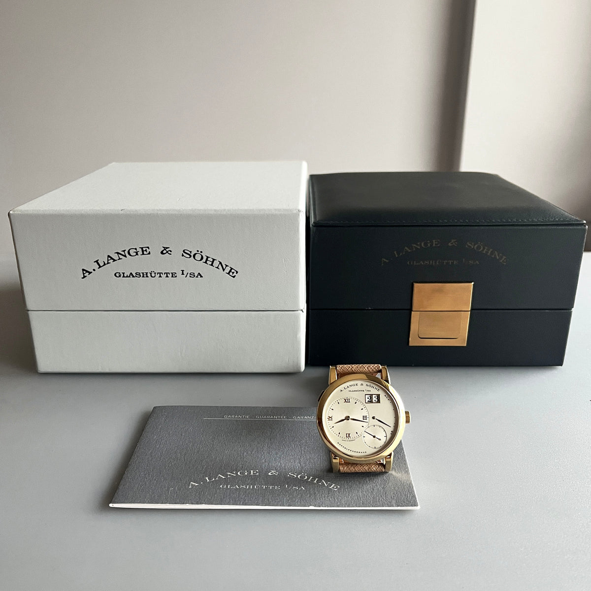 A. Lange & Sohne Lange 1, Ref. 101.021, Yellow Gold