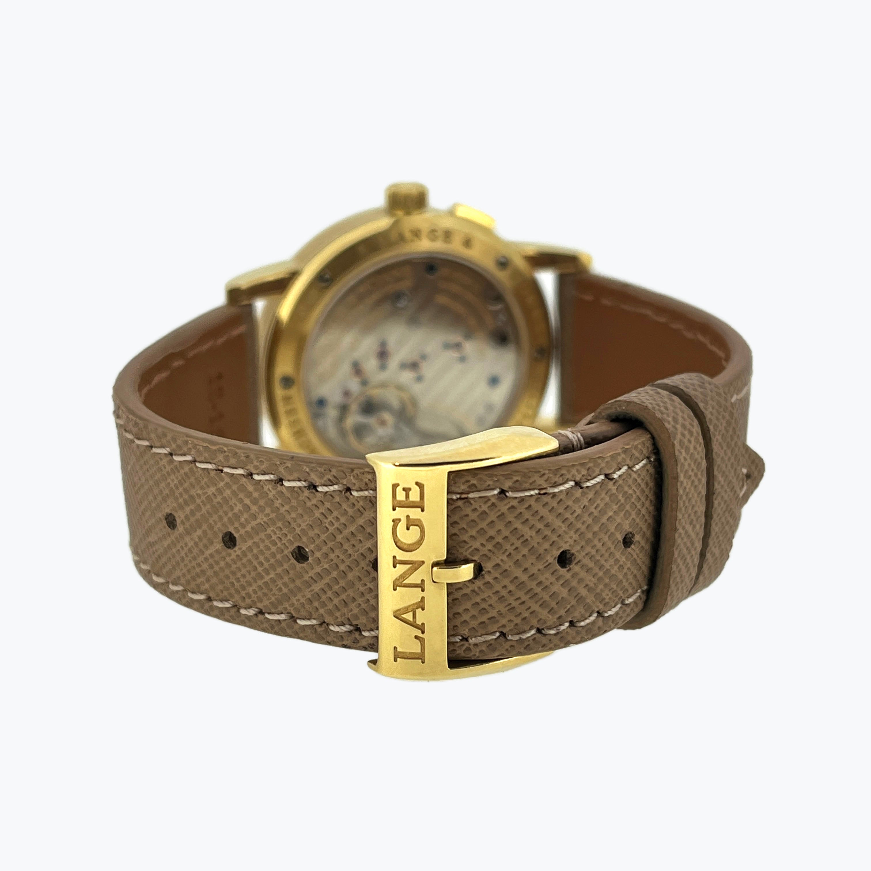 A. Lange & Sohne Saxonia, Ref. 105.021, Yellow Gold