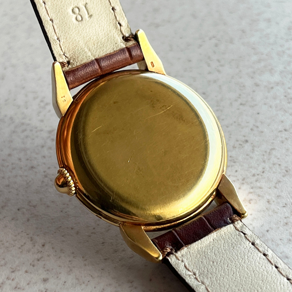 Vacheron Constantin 1940s Manual Wind Wristwatch with Cow Horn Lugs, Ref. 4361, Pink Gold