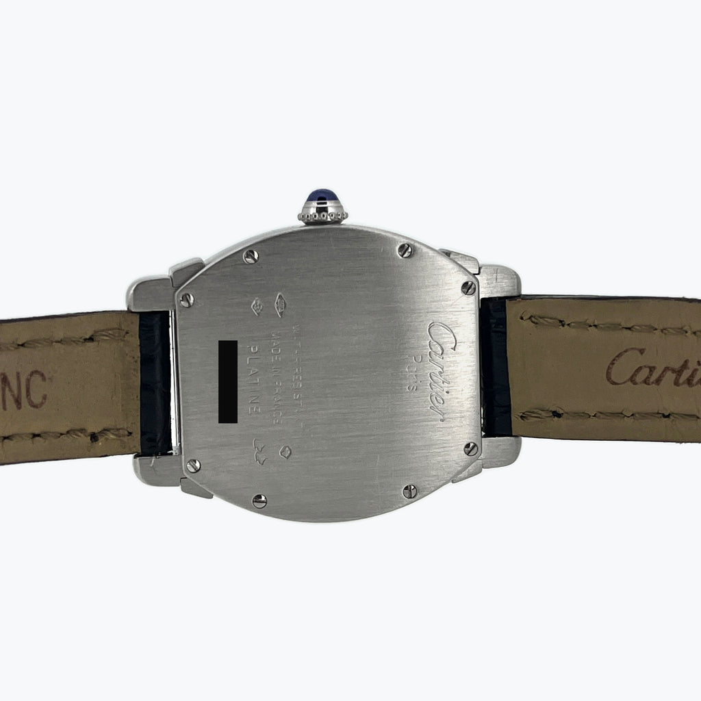 Cartier Rare Ladies Tortue Chinoise, Platinum