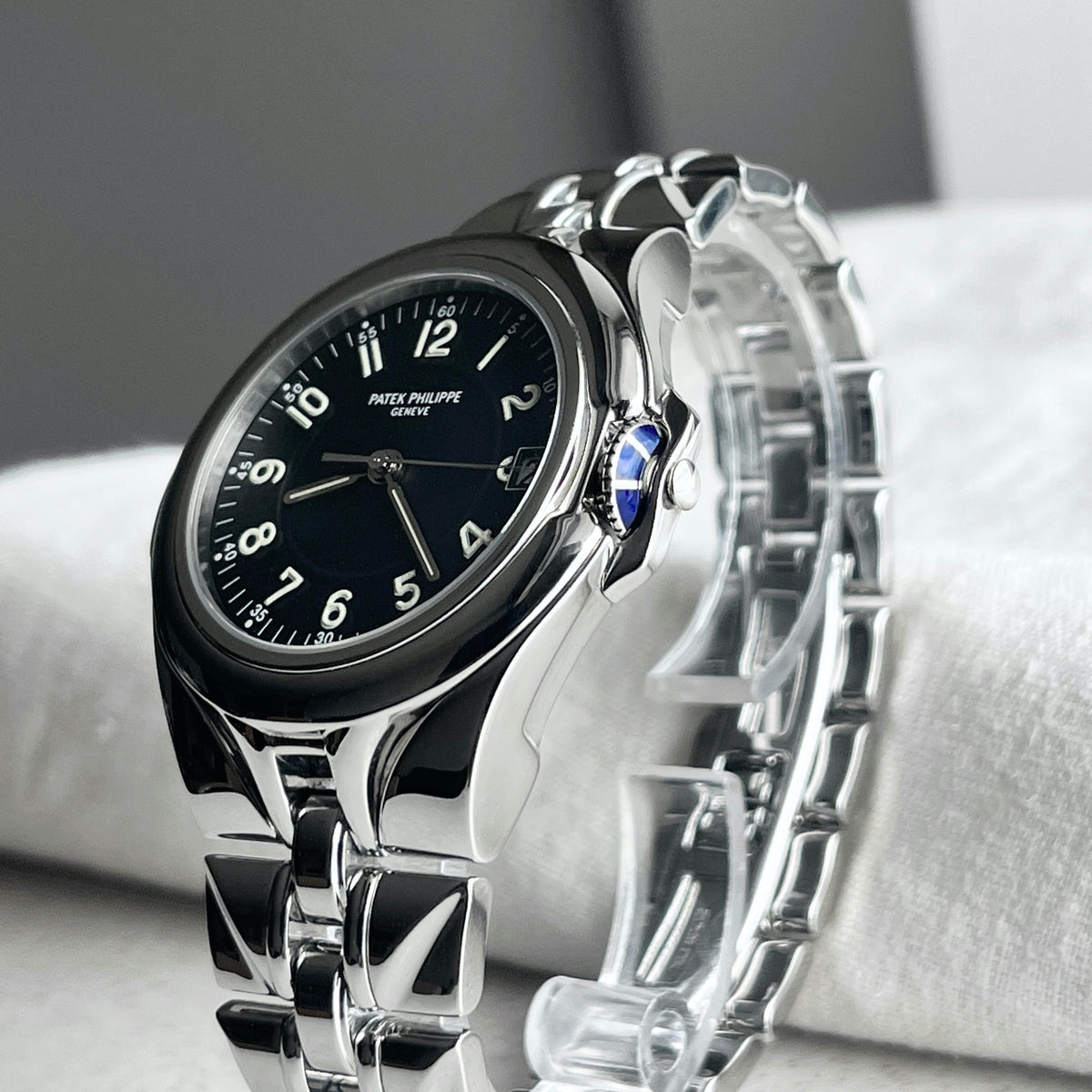 Patek Philippe Sculpture Bracelet Watch, Ref. 5091/1A, Steel