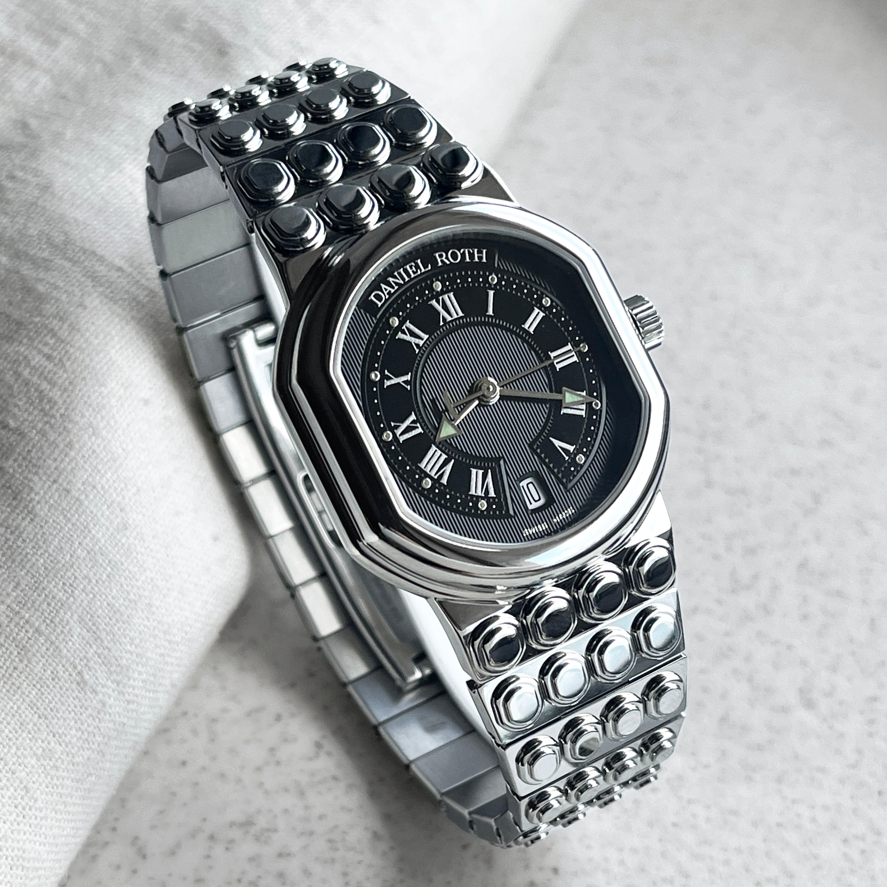 Daniel Roth Le Sentier "Lego" Bracelet, Numero Series, Steel