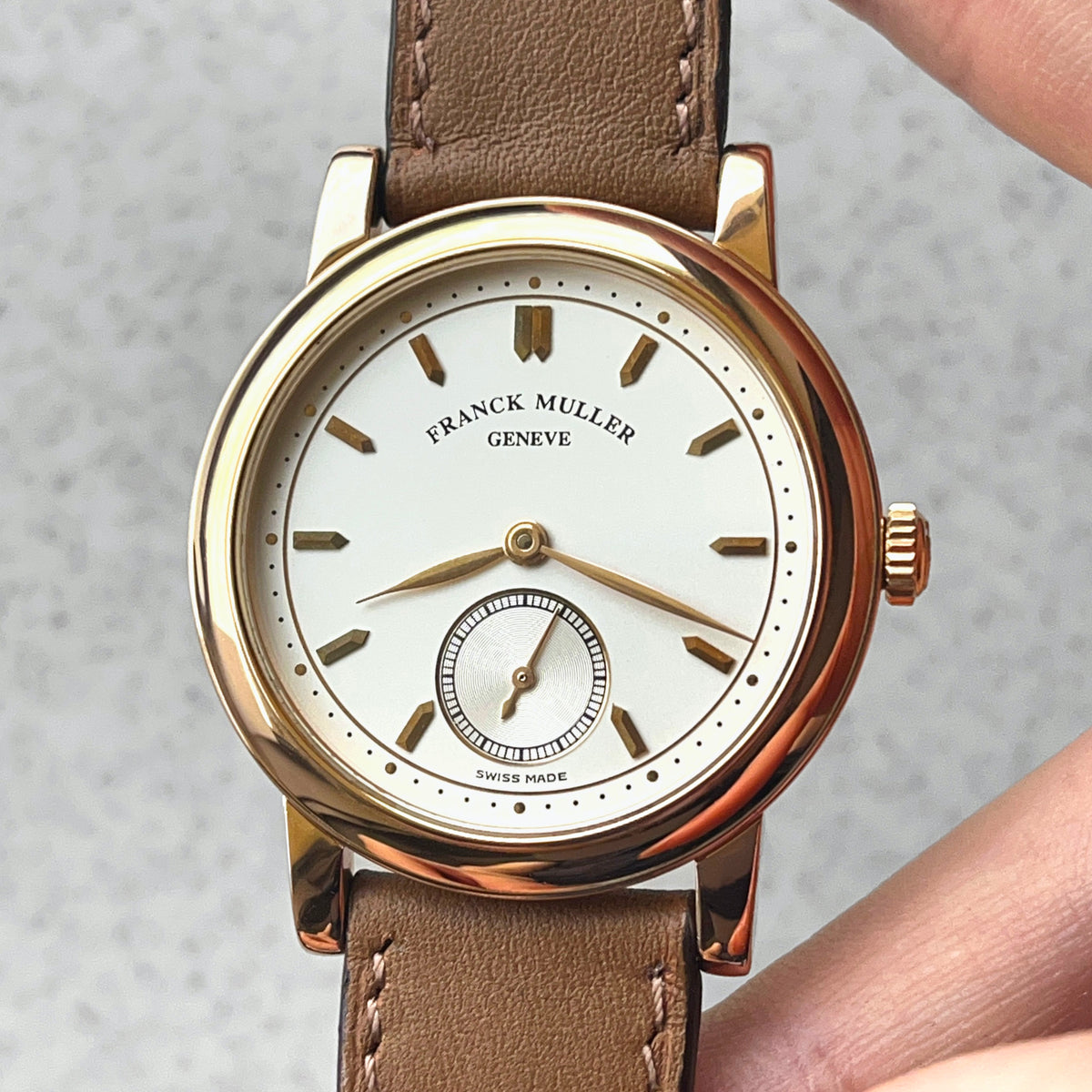 Franck Muller Manual Wind Wristwatch, Ref. 1900 S6, Pink Gold