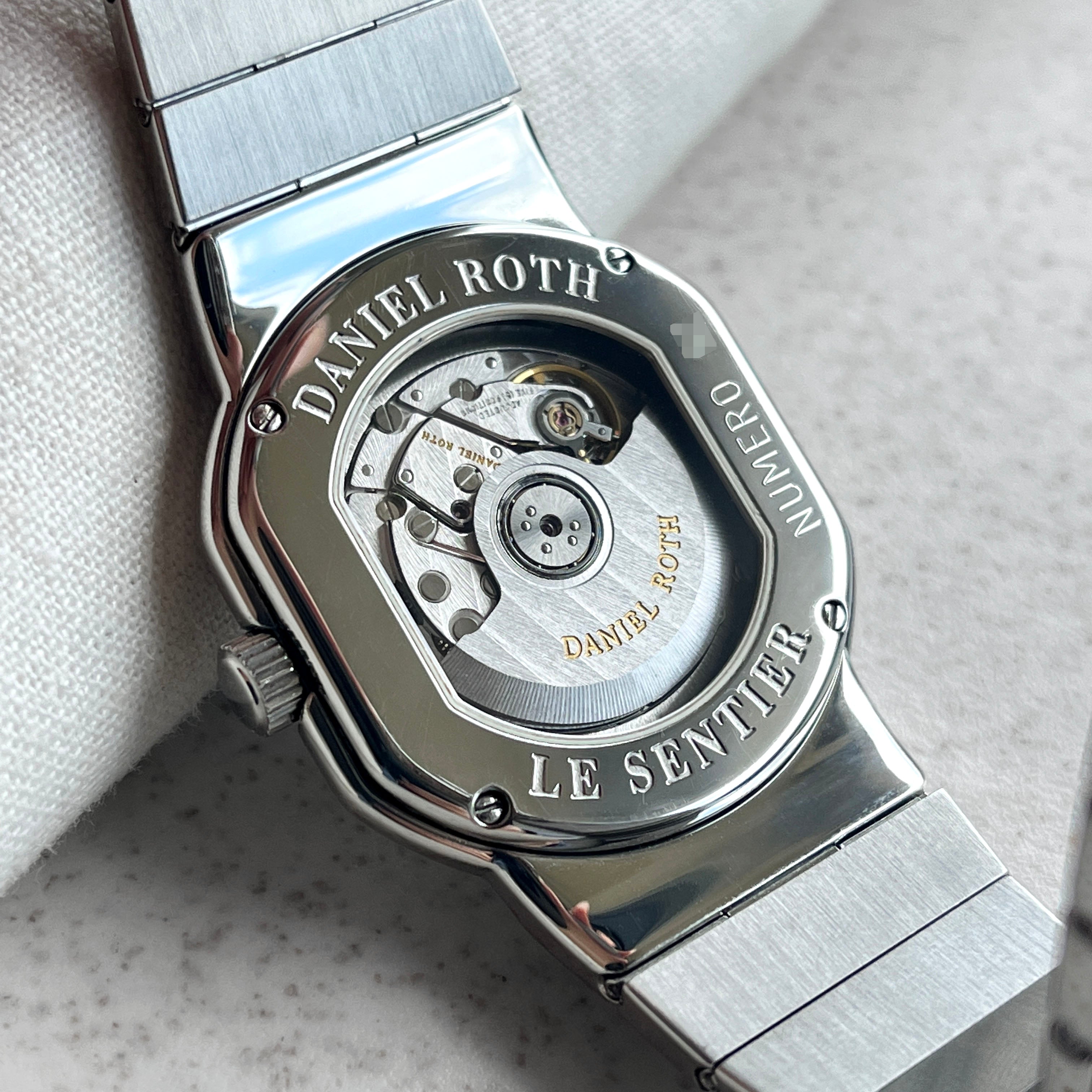 Daniel Roth Le Sentier "Lego" Bracelet, Numero Series, Steel