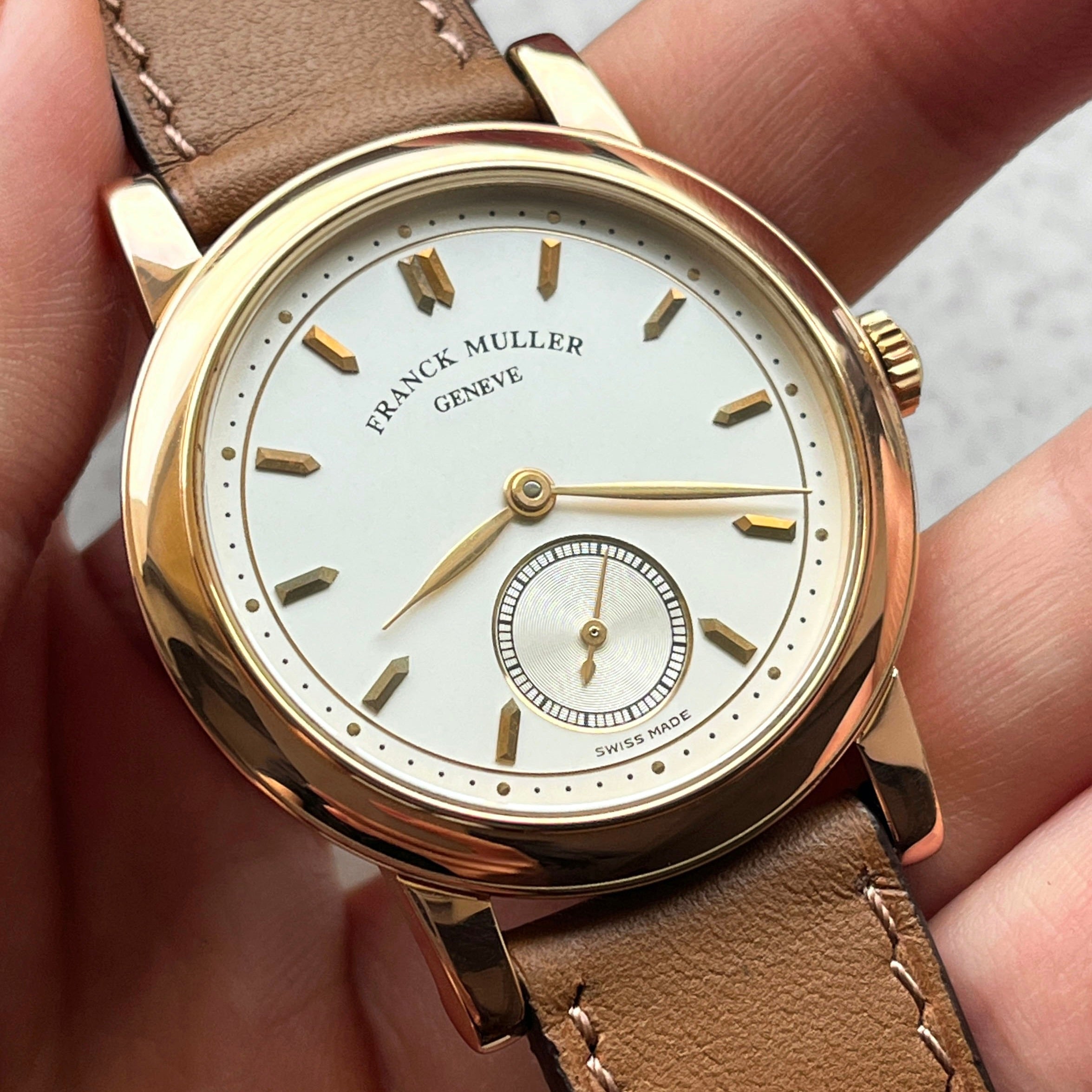 Franck Muller Manual Wind Wristwatch, Ref. 1900 S6, Pink Gold