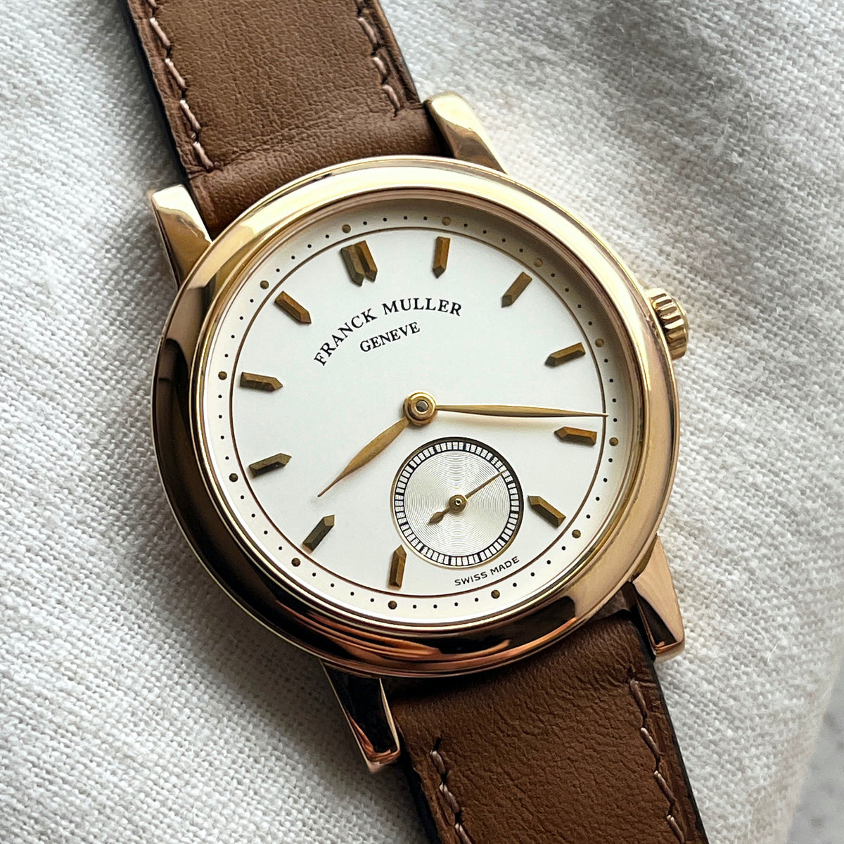 Franck Muller Manual Wind Wristwatch, Ref. 1900 S6, Pink Gold