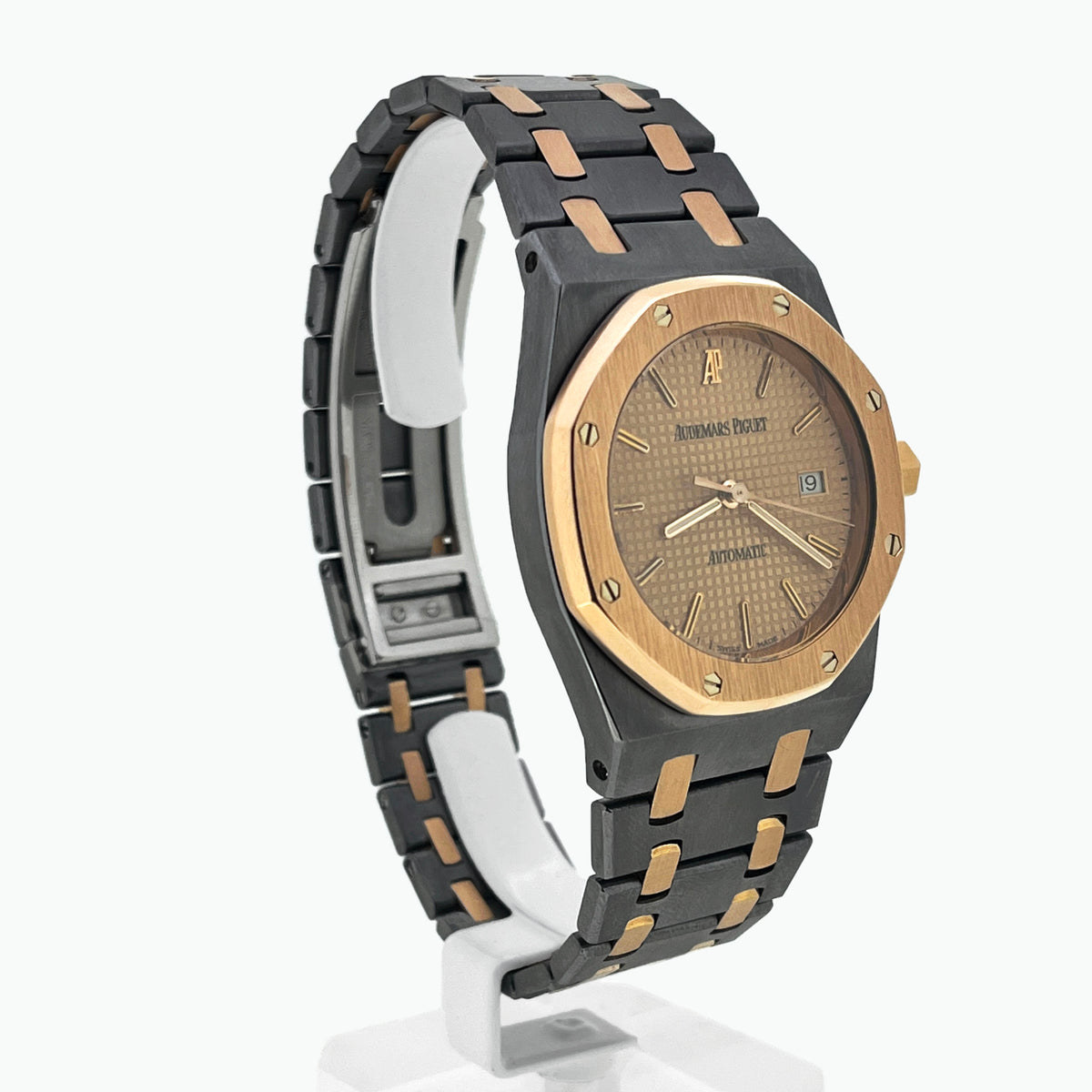 Audemars Piguet Royal Oak with Salmon Dial, Ref. 15000TR, Tantalum and Pink Gold