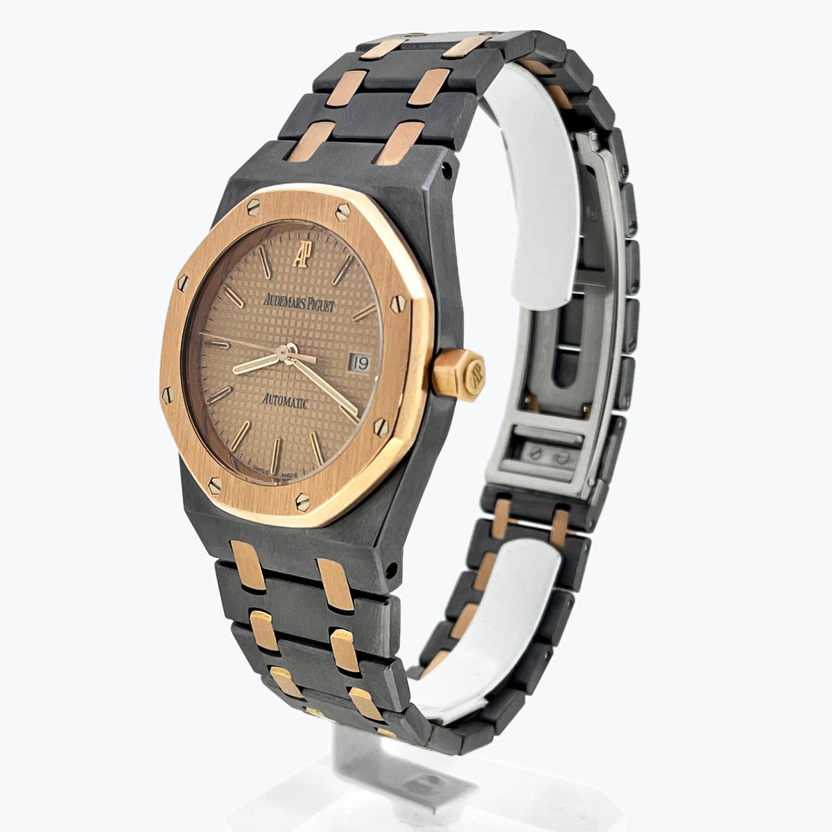 Audemars Piguet Royal Oak with Salmon Dial, Ref. 15000TR, Tantalum and Pink Gold
