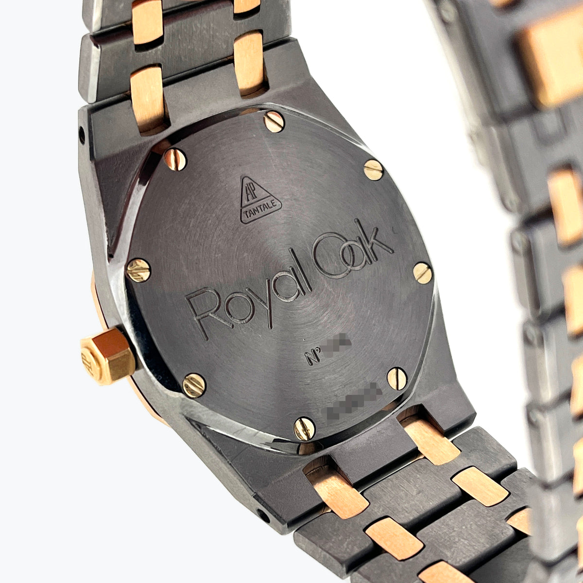 Audemars Piguet Royal Oak with Salmon Dial, Ref. 15000TR, Tantalum and Pink Gold