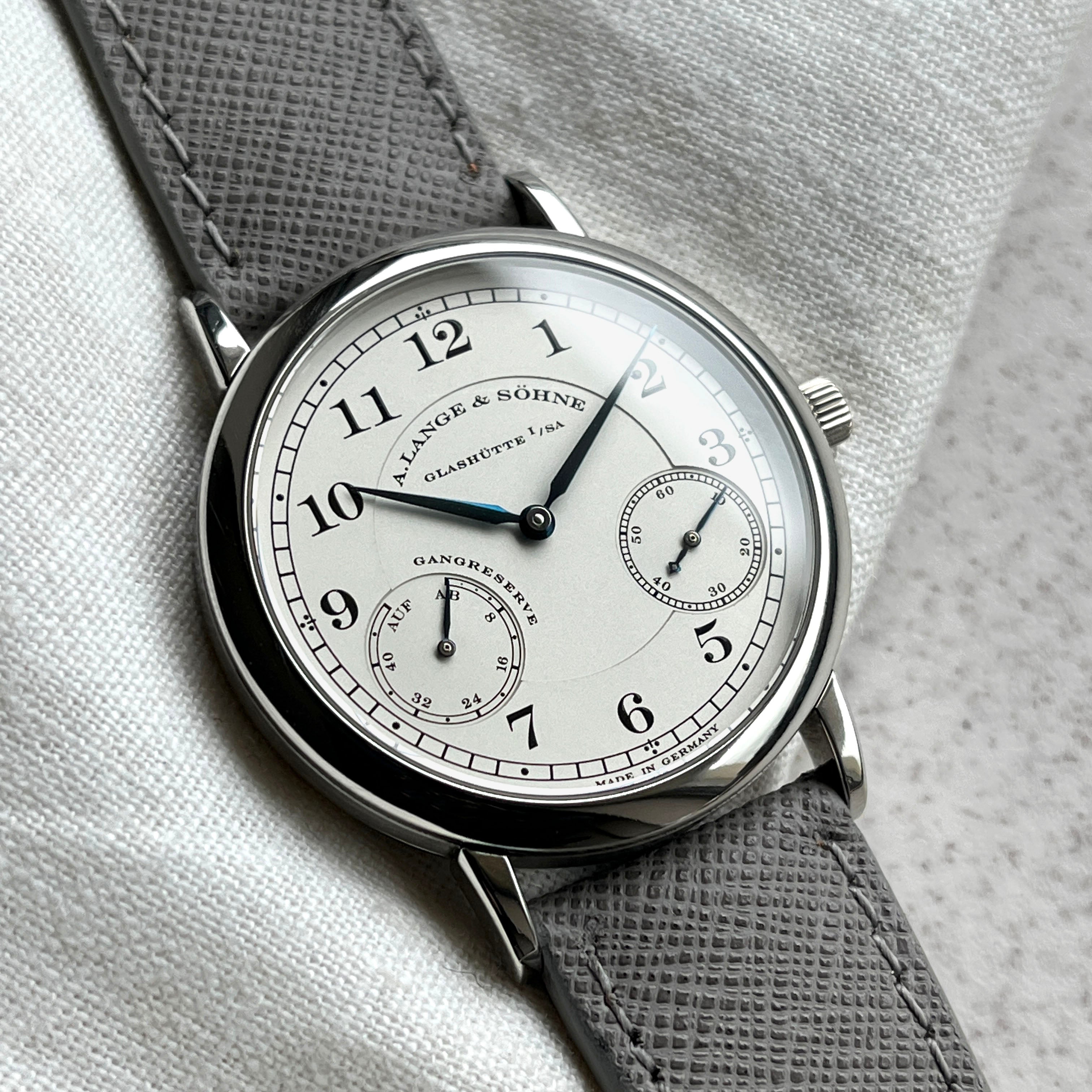 A. Lange & Sohne 1815 Up/Down, Ref. 221.025, Platinum