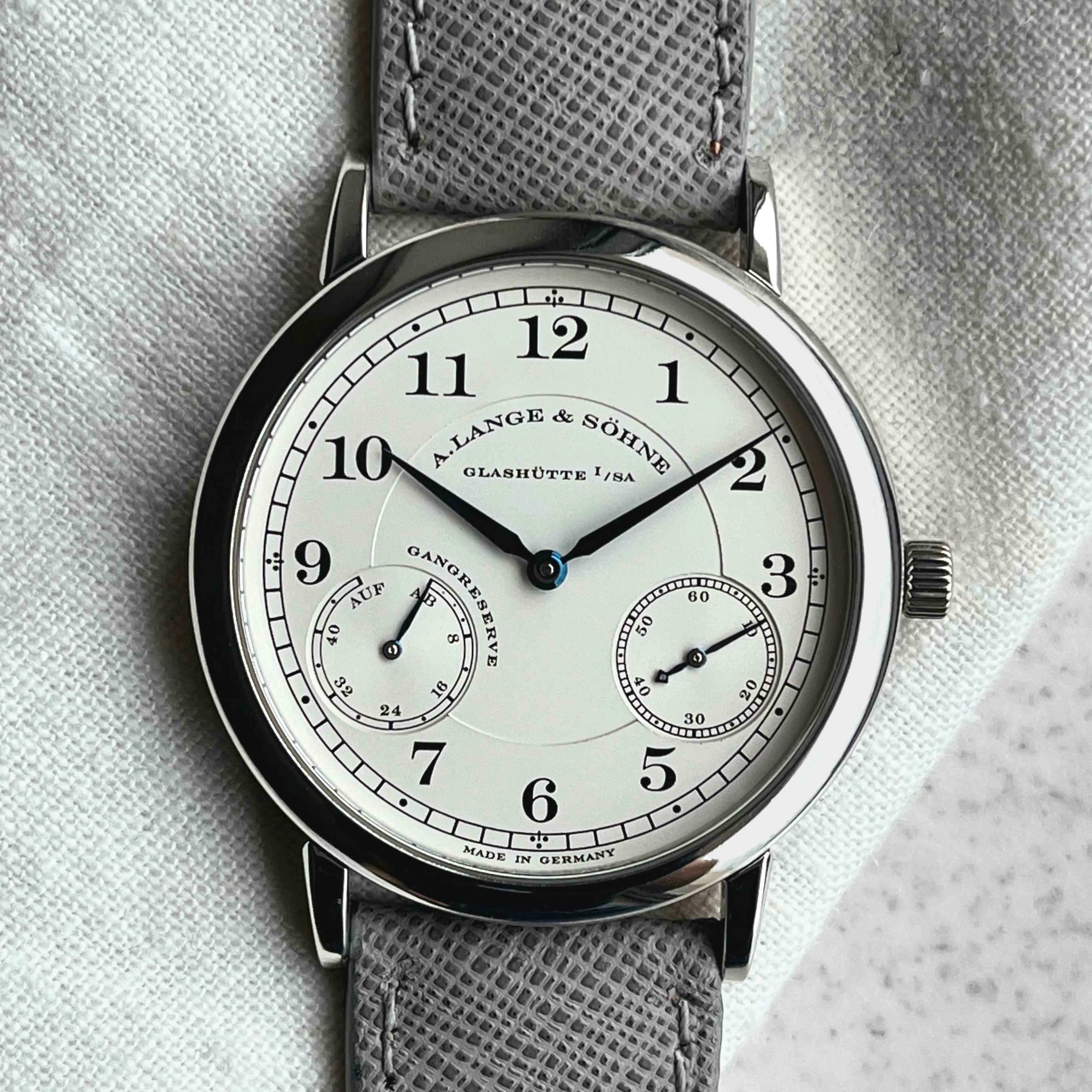 A. Lange & Sohne 1815 Up/Down, Ref. 221.025, Platinum