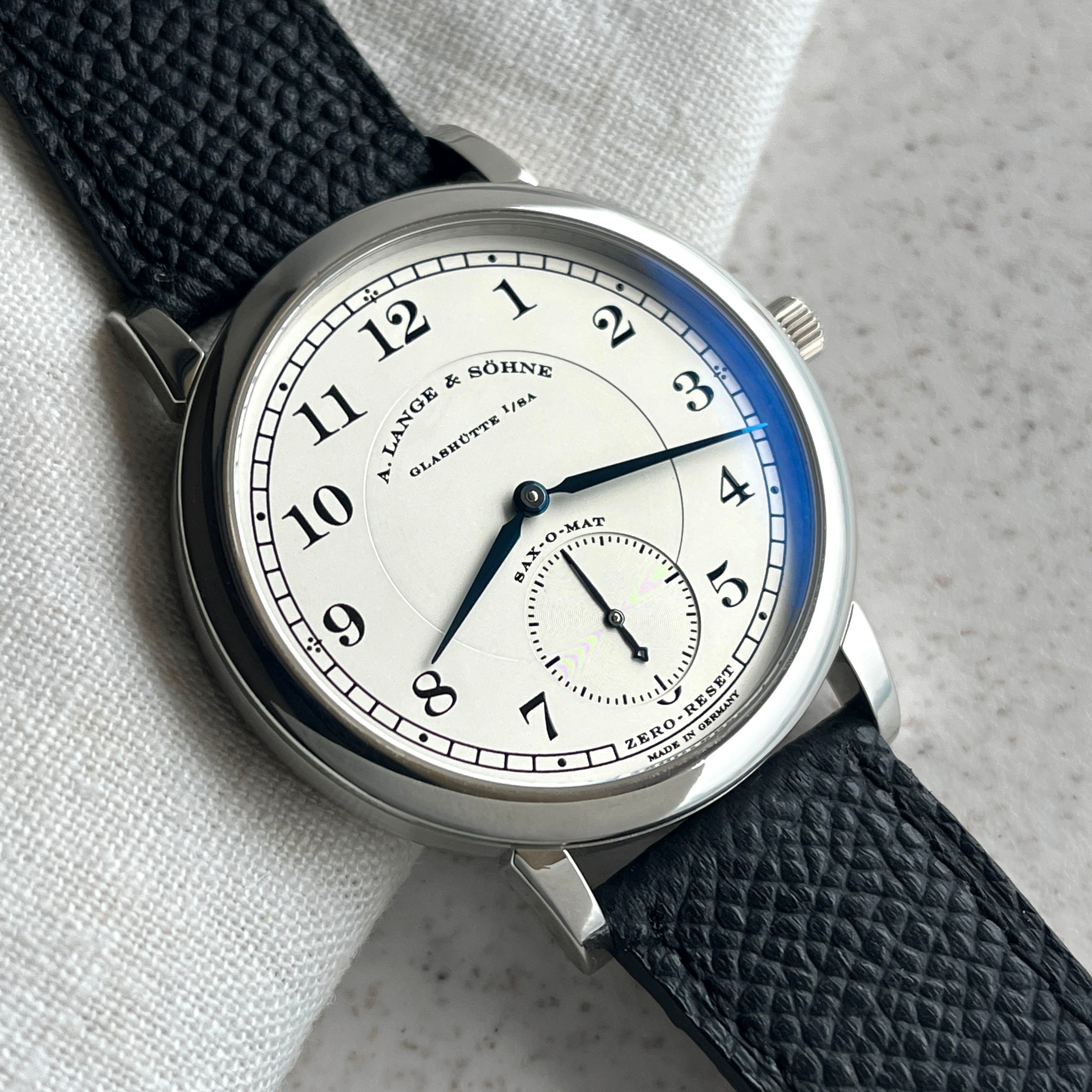 A. Lange & Sohne Sax-O-Mat, Ref. 303.025, Platinum