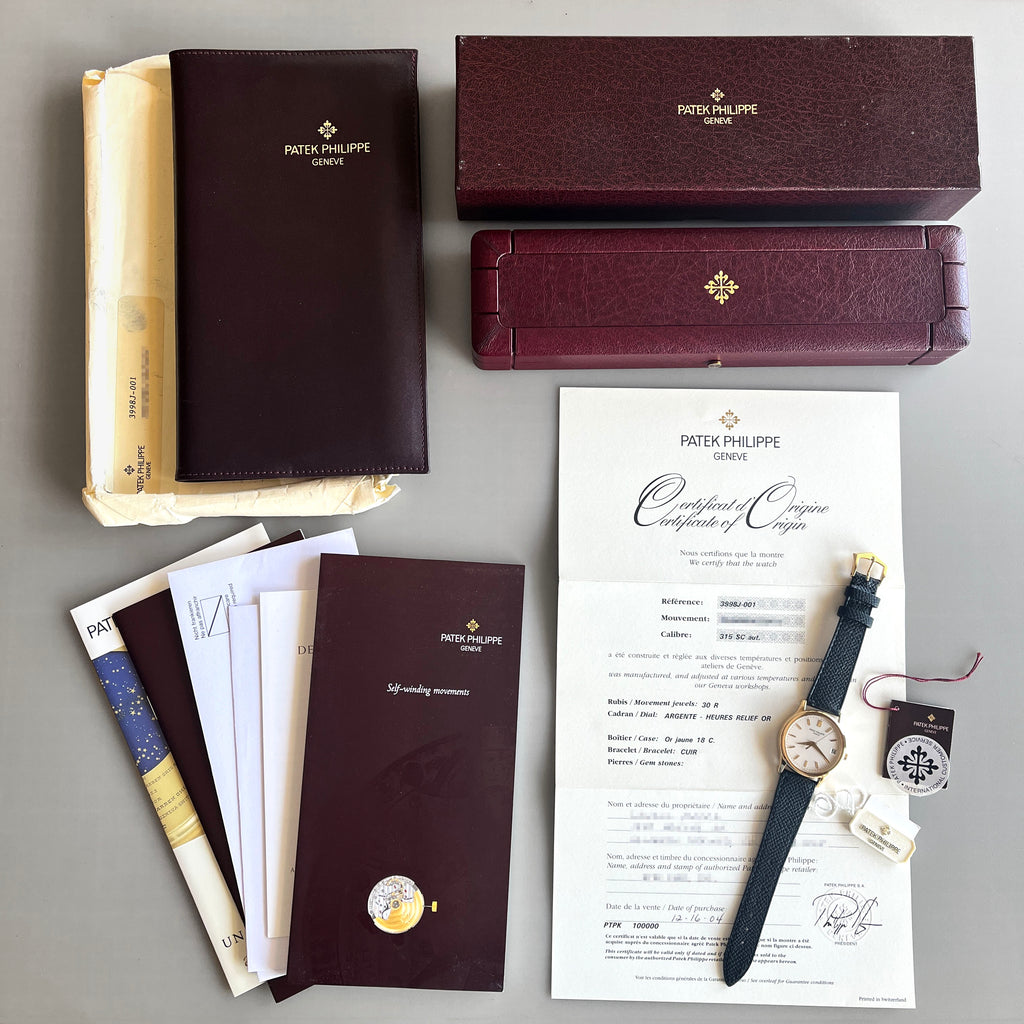Patek Philippe Calatrava Automatic, Ref. 3998J-001, Yellow Gold