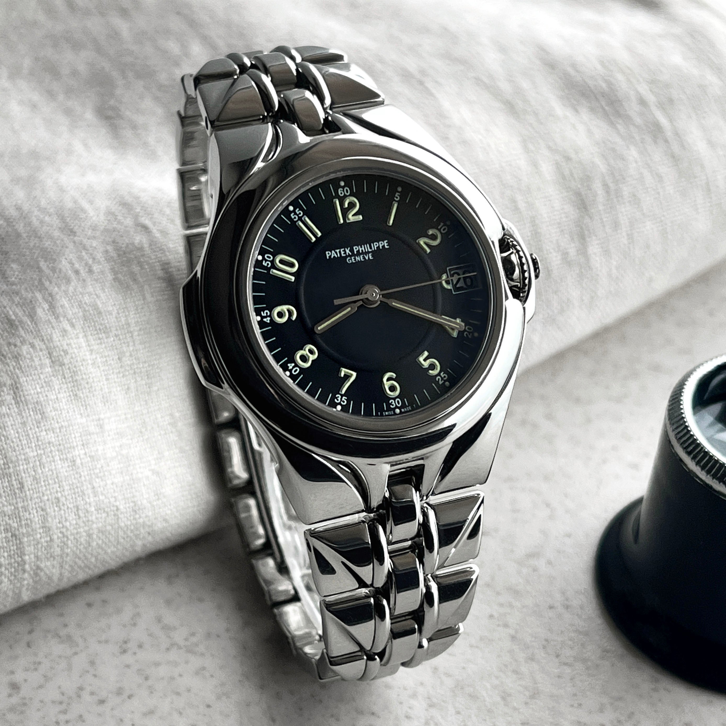 Patek Philippe Sculpture Bracelet Watch, Ref. 5091/1A, Steel