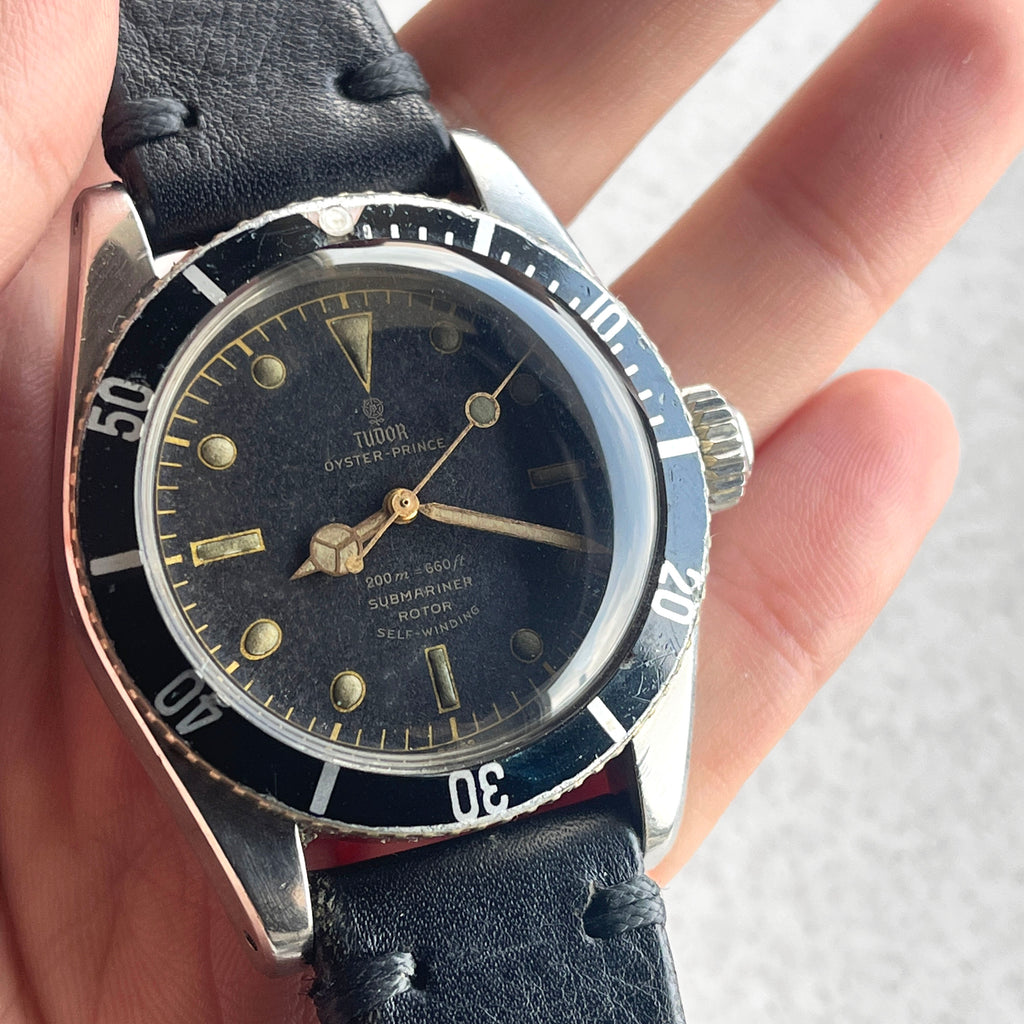 Tudor Rare Big Crown Submariner, Ref. 7924, Steel