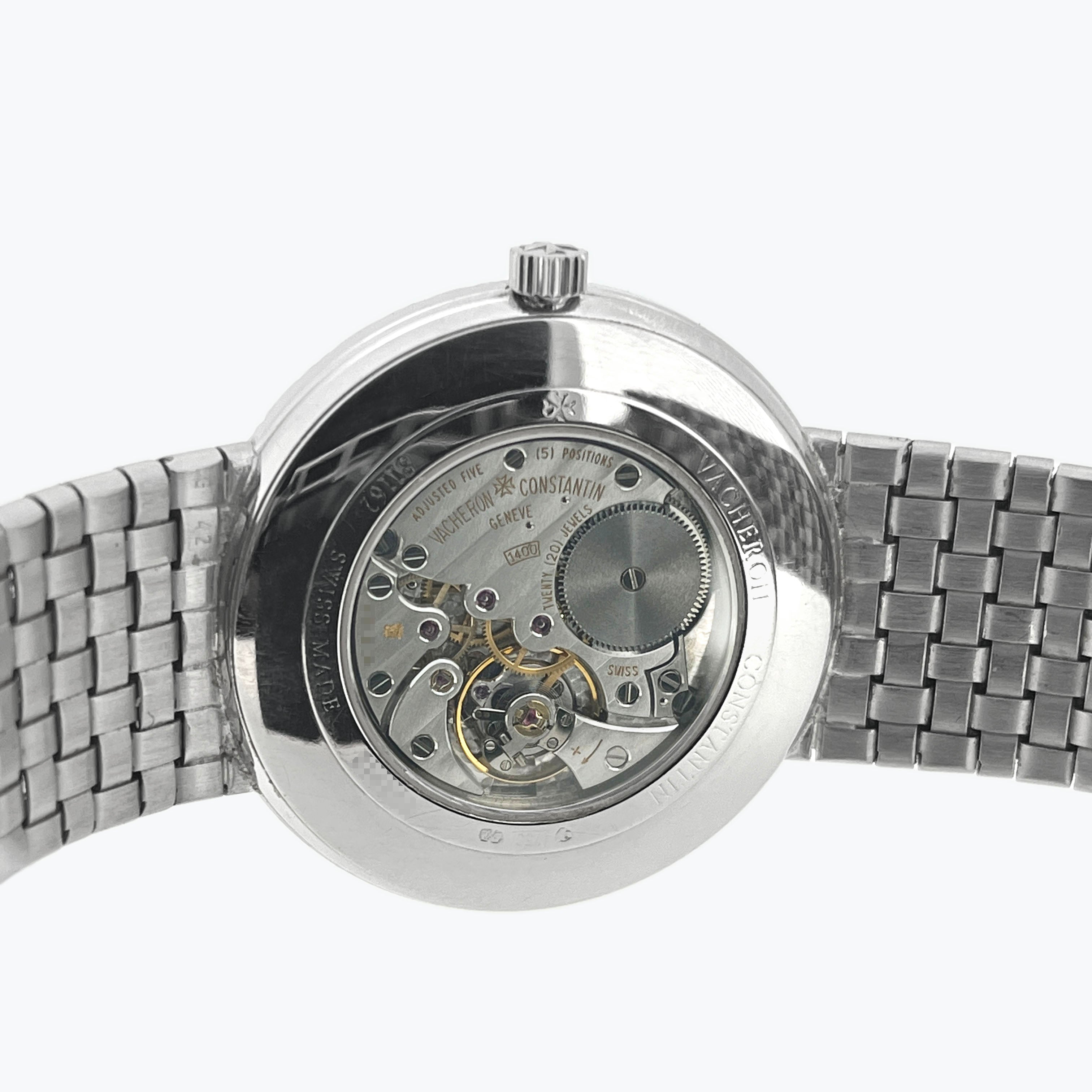 Vacheron Constantin Patrimony Sapphire Caseback, Ref. 81162/206G-9172, White Gold