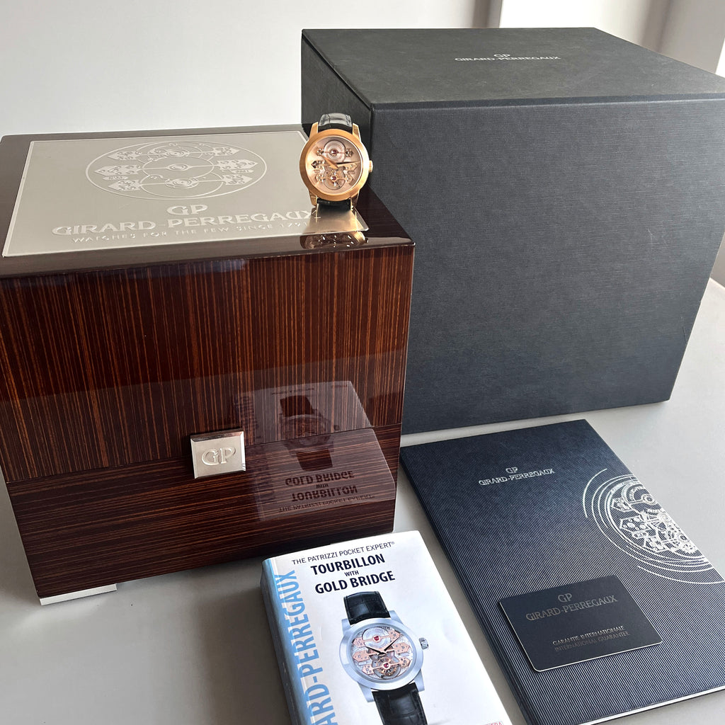 Girard-Perregaux Three Gold Bridges Tourbillon, Ref. 99193-52-001-BA6A, Pink Gold