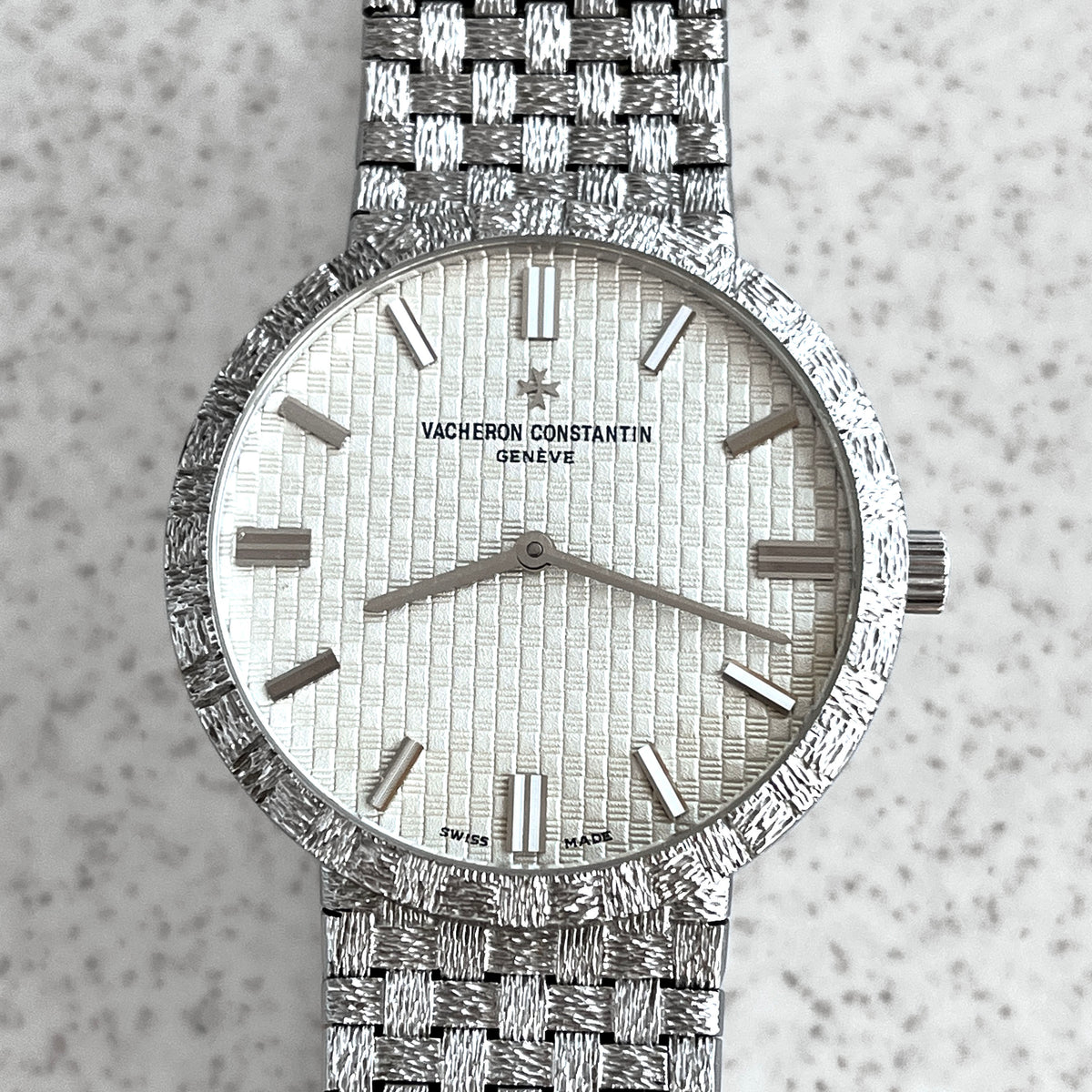 Vacheron Constantin Patrimony Sapphire Caseback, Ref. 81162/206G-9172, White Gold
