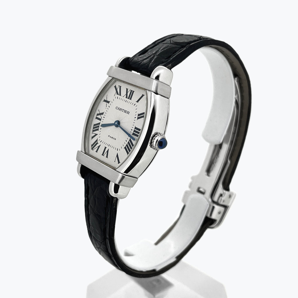 Cartier Rare Ladies Tortue Chinoise, Platinum