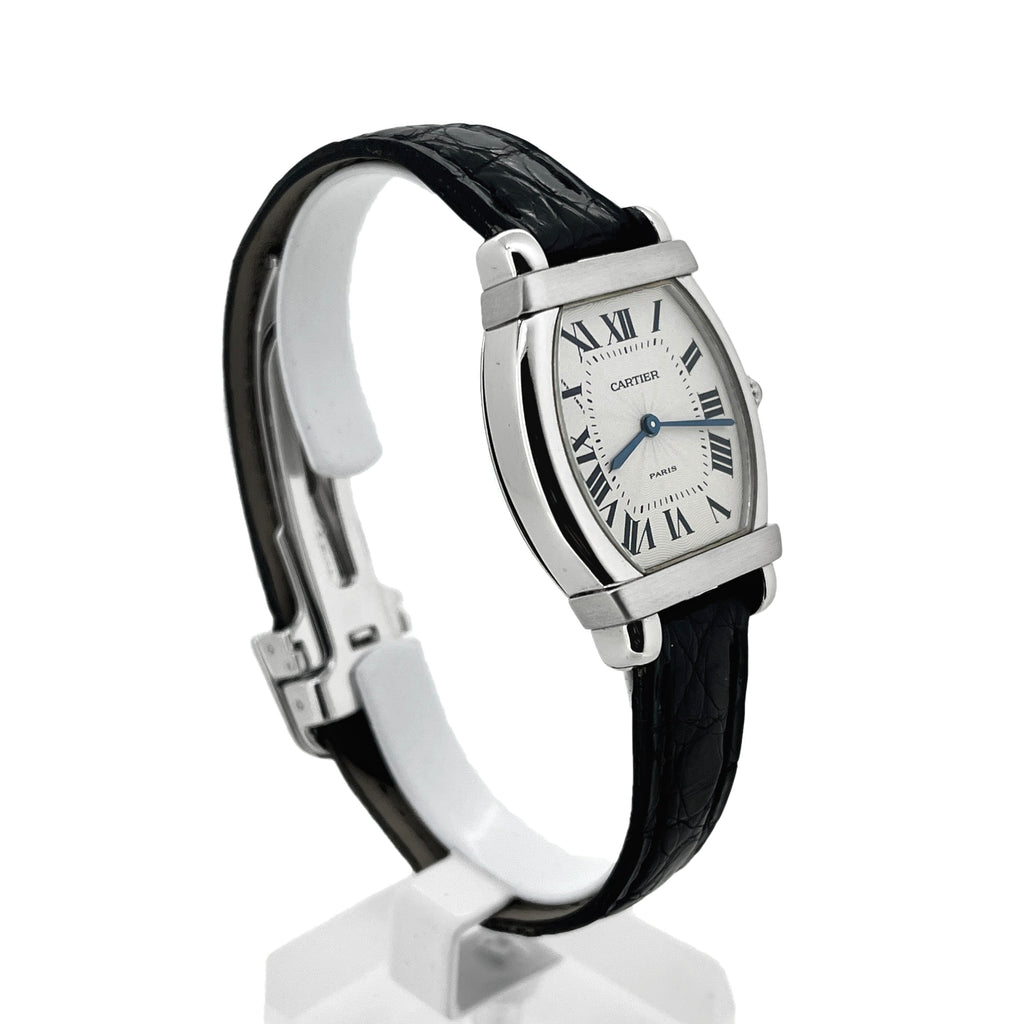 Cartier Rare Ladies Tortue Chinoise, Platinum