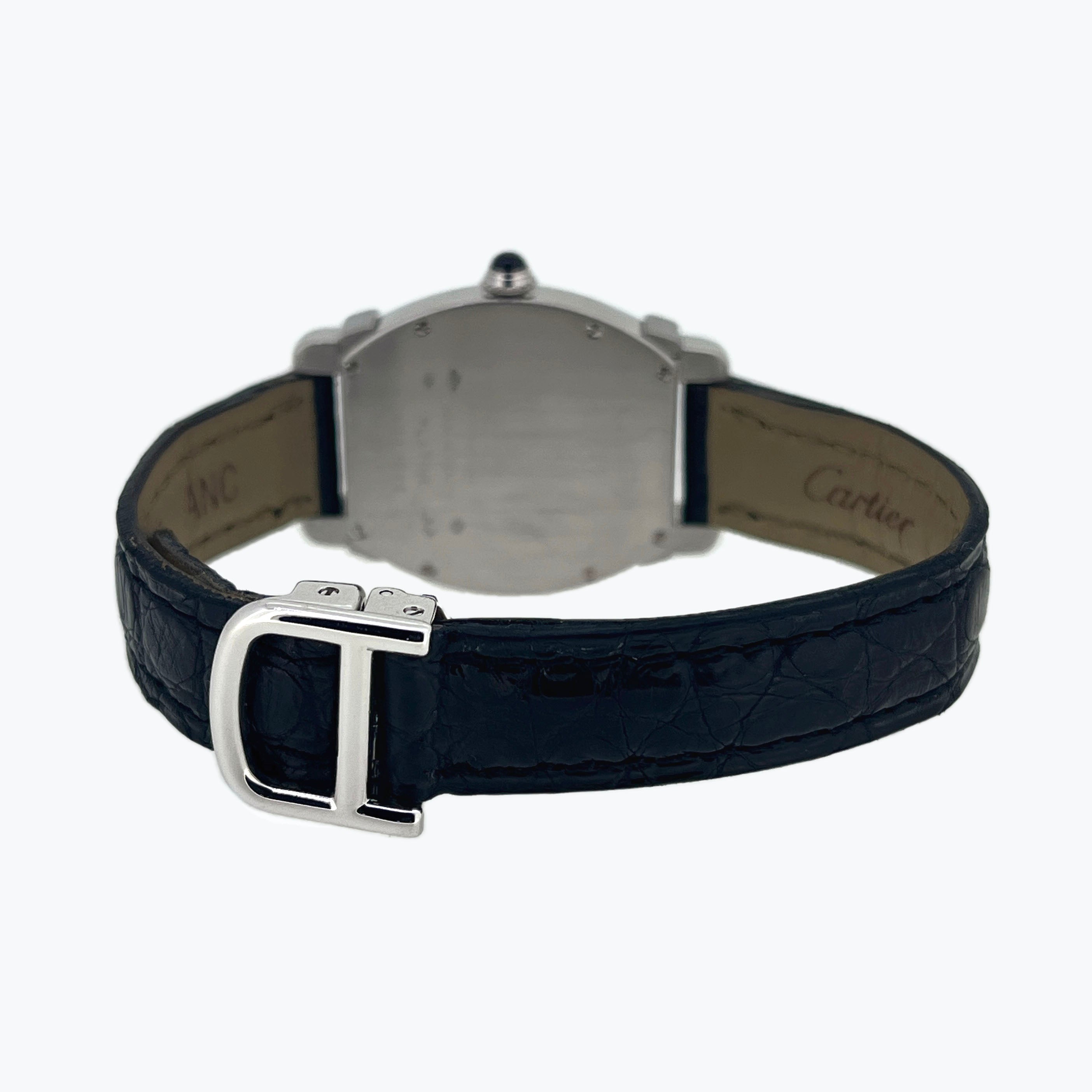 Cartier Rare Ladies Tortue Chinoise, Platinum