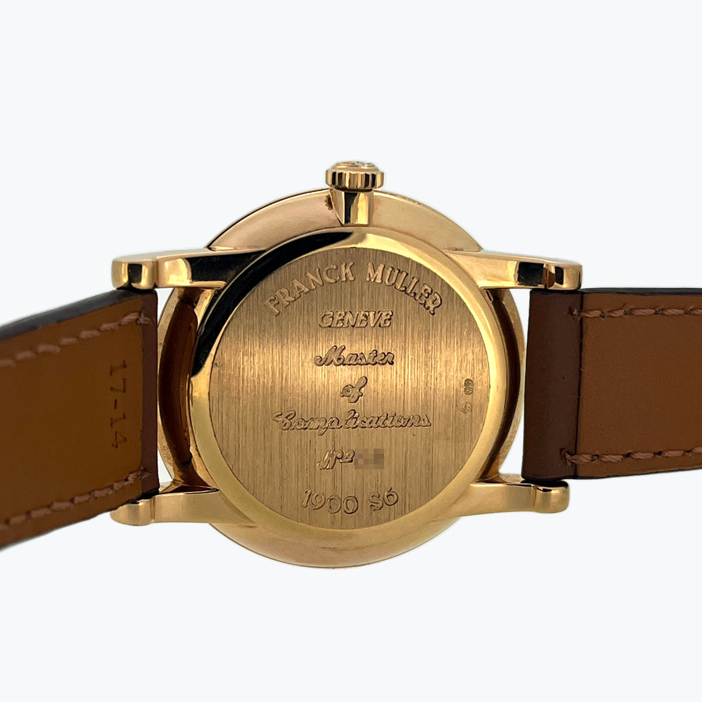 Franck Muller Manual Wind Wristwatch, Ref. 1900 S6, Pink Gold