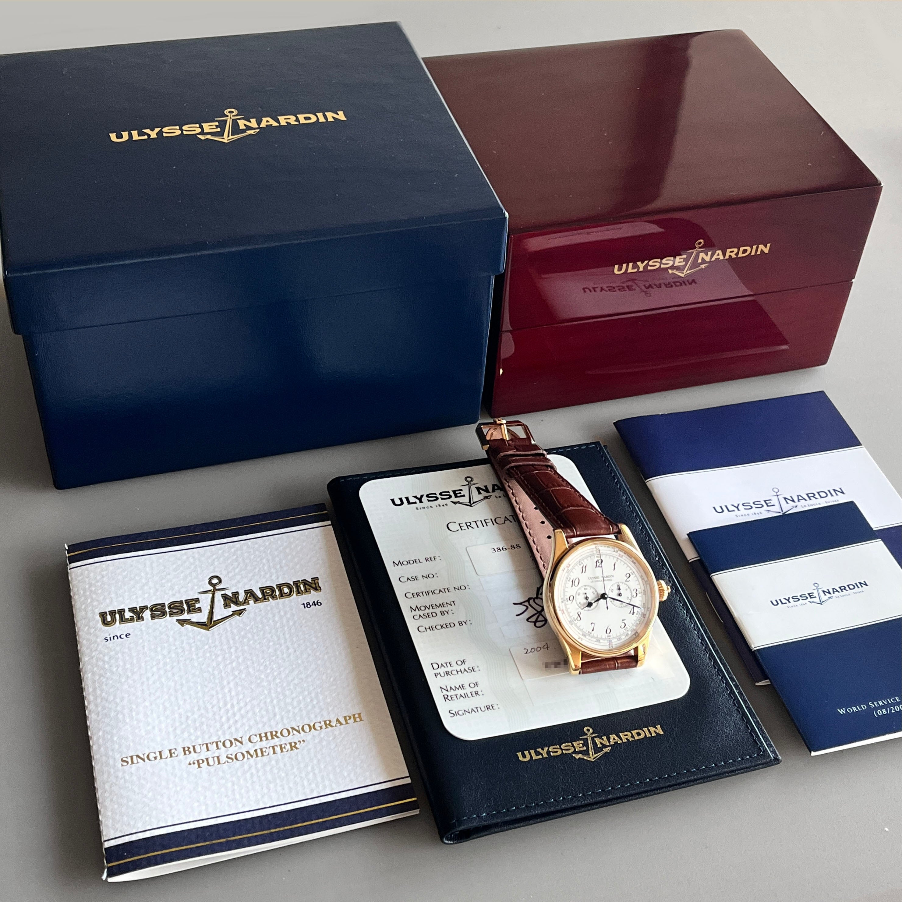 Ulysse Nardin Monopusher, Ref. 386-88, Pink Gold