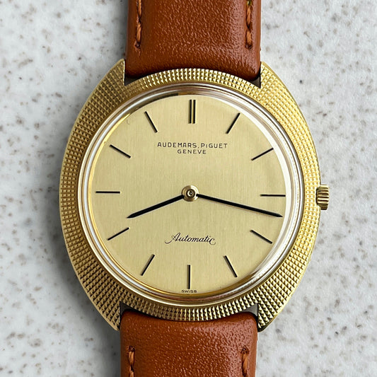 Audemars Piguet Vintage Tonneau Watch, Yellow Gold