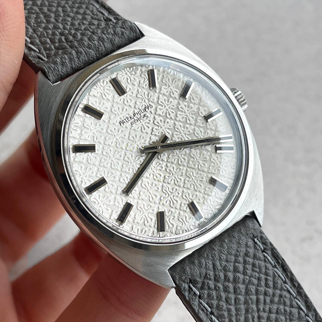 Patek Philippe Tonneau Wristwatch, Calatrava Cross Dial, Ref. 3574, Steel