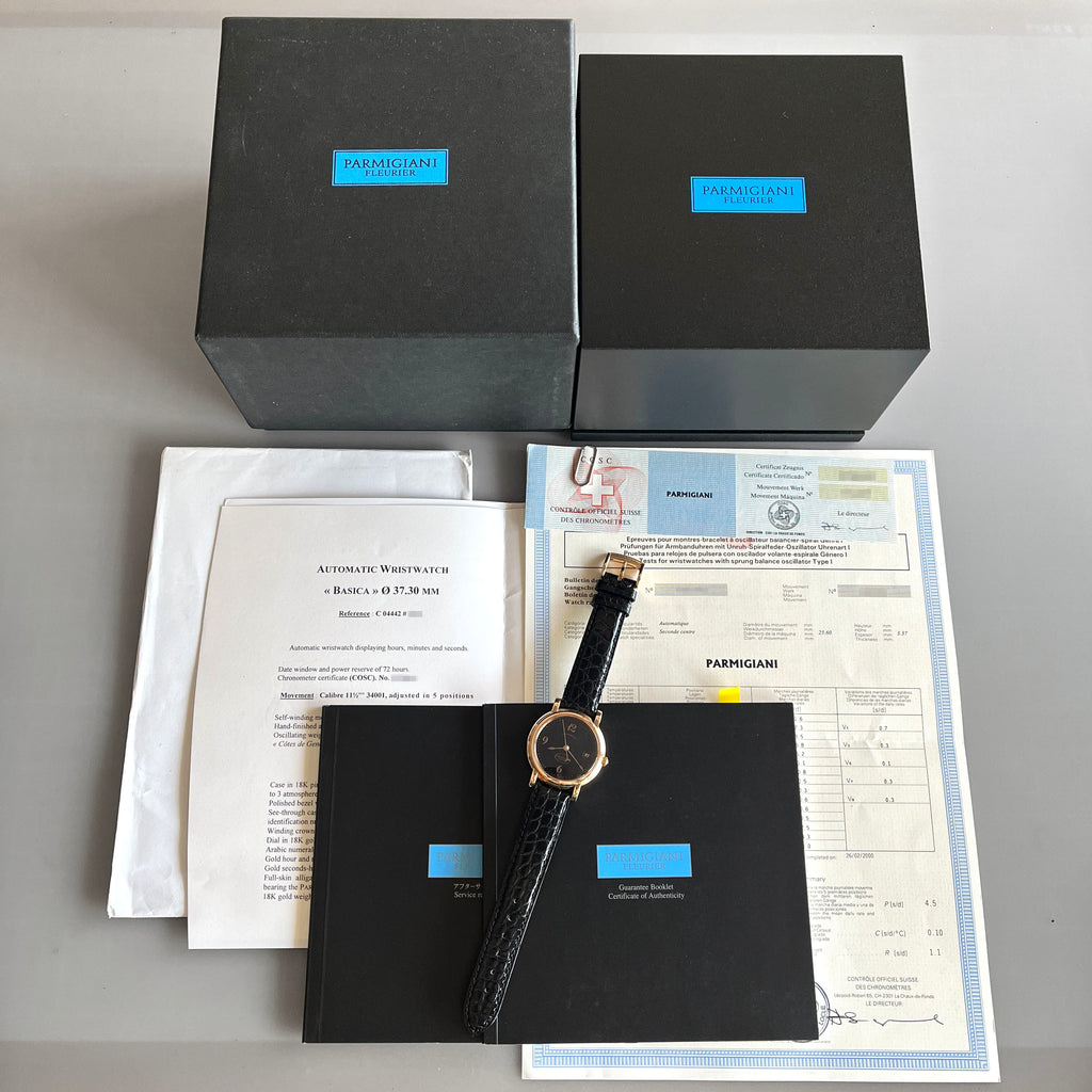 Parmigiani Fleurier Basica Chronometer, Ref. C04442, Pink Gold