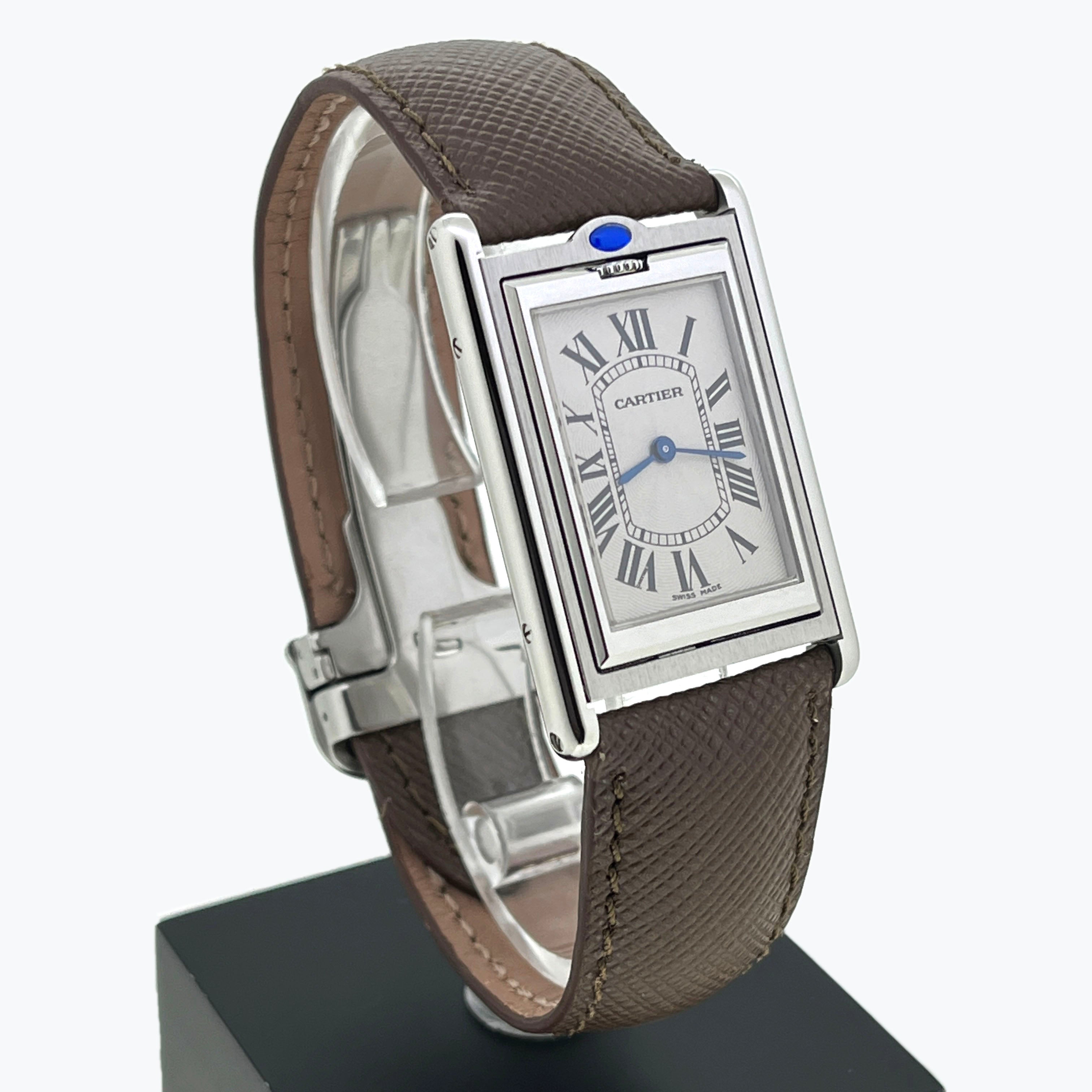 Cartier Tank Basculante Mecanique Millennium, Ref. 2390, Steel