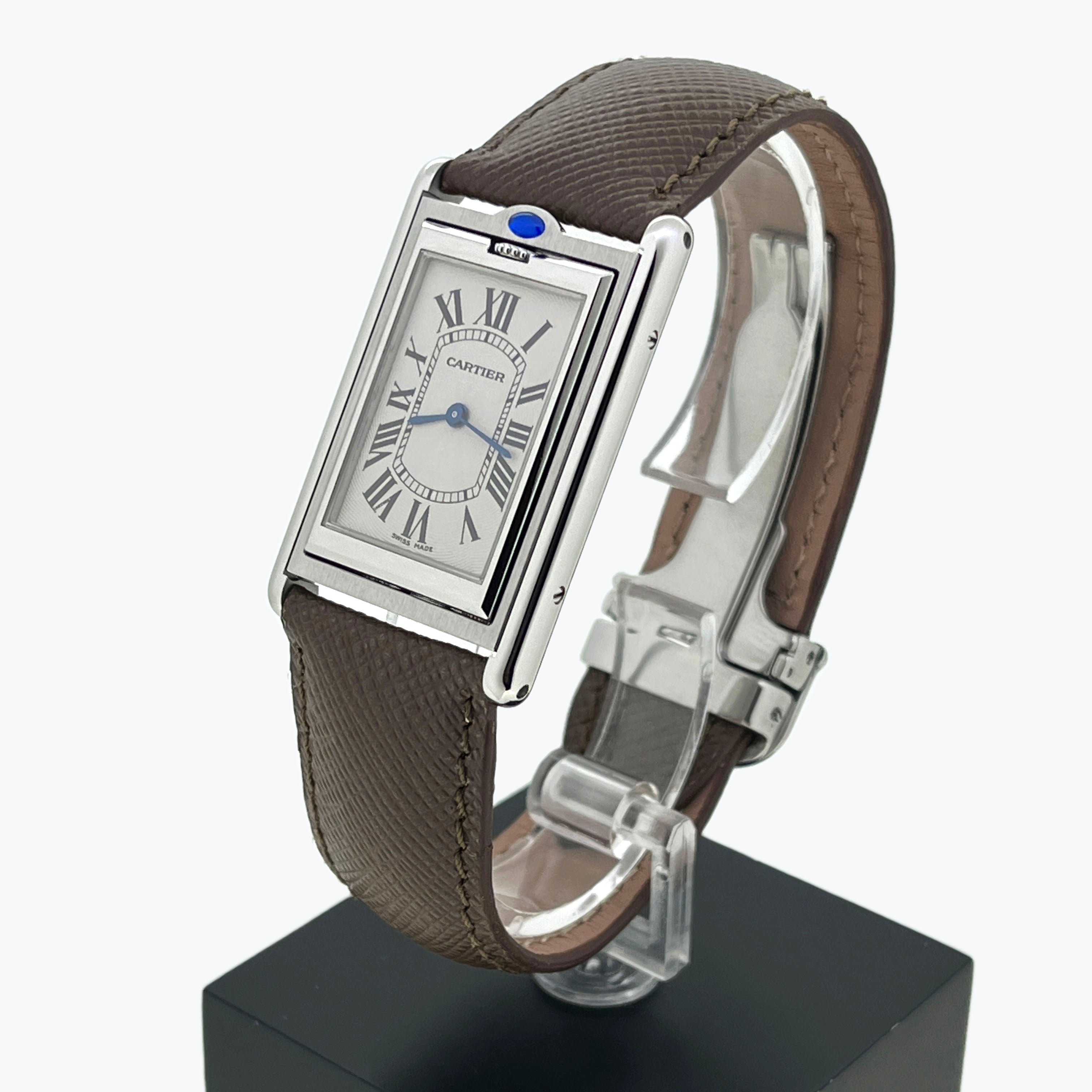 Cartier Tank Basculante Mecanique Millennium, Ref. 2390, Steel