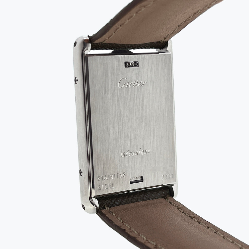 Cartier Tank Basculante Mecanique Millennium, Ref. 2390, Steel
