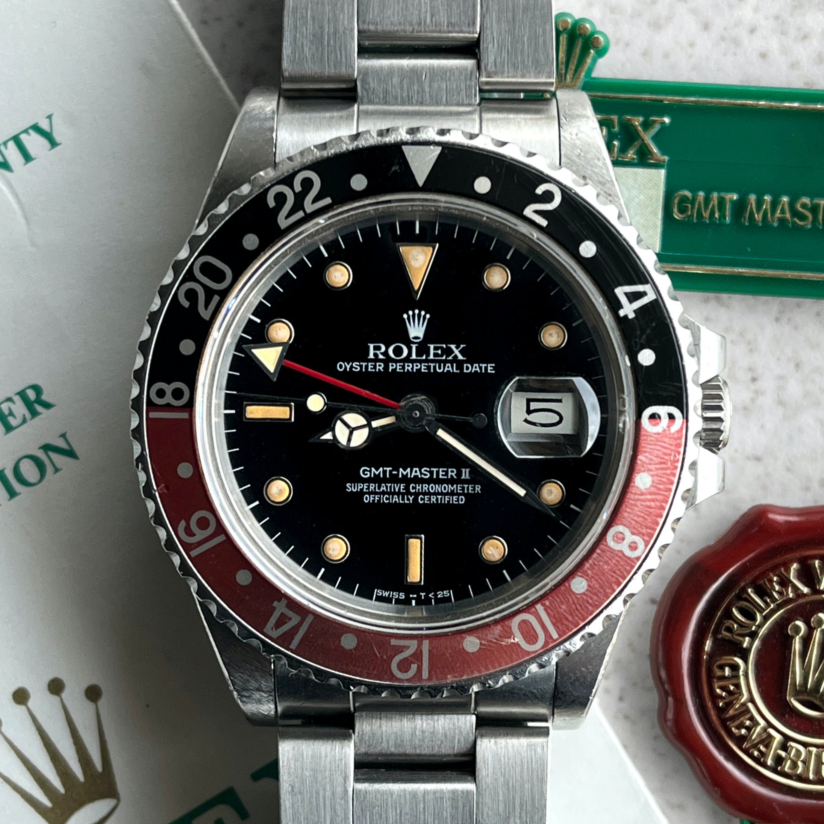 Rolex GMT Master II "Fat Lady", Ref. 16760, Steel